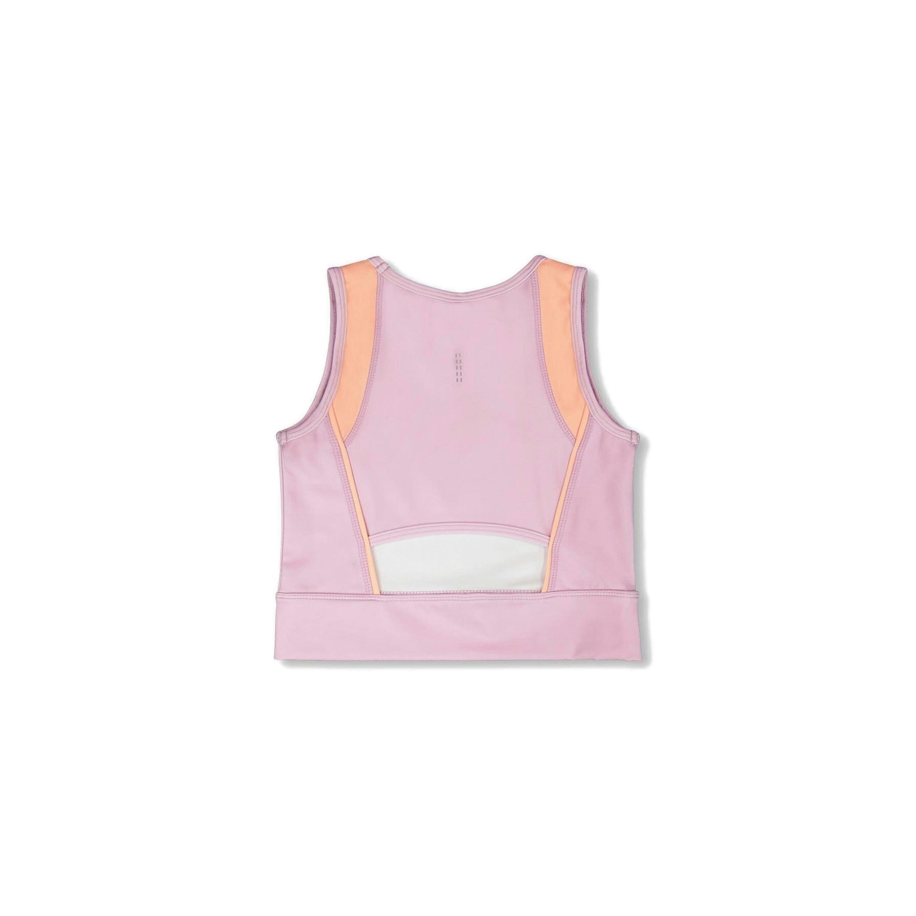 Athletic Tank Top In Recycled Polyester Lilac , view 2 of 3