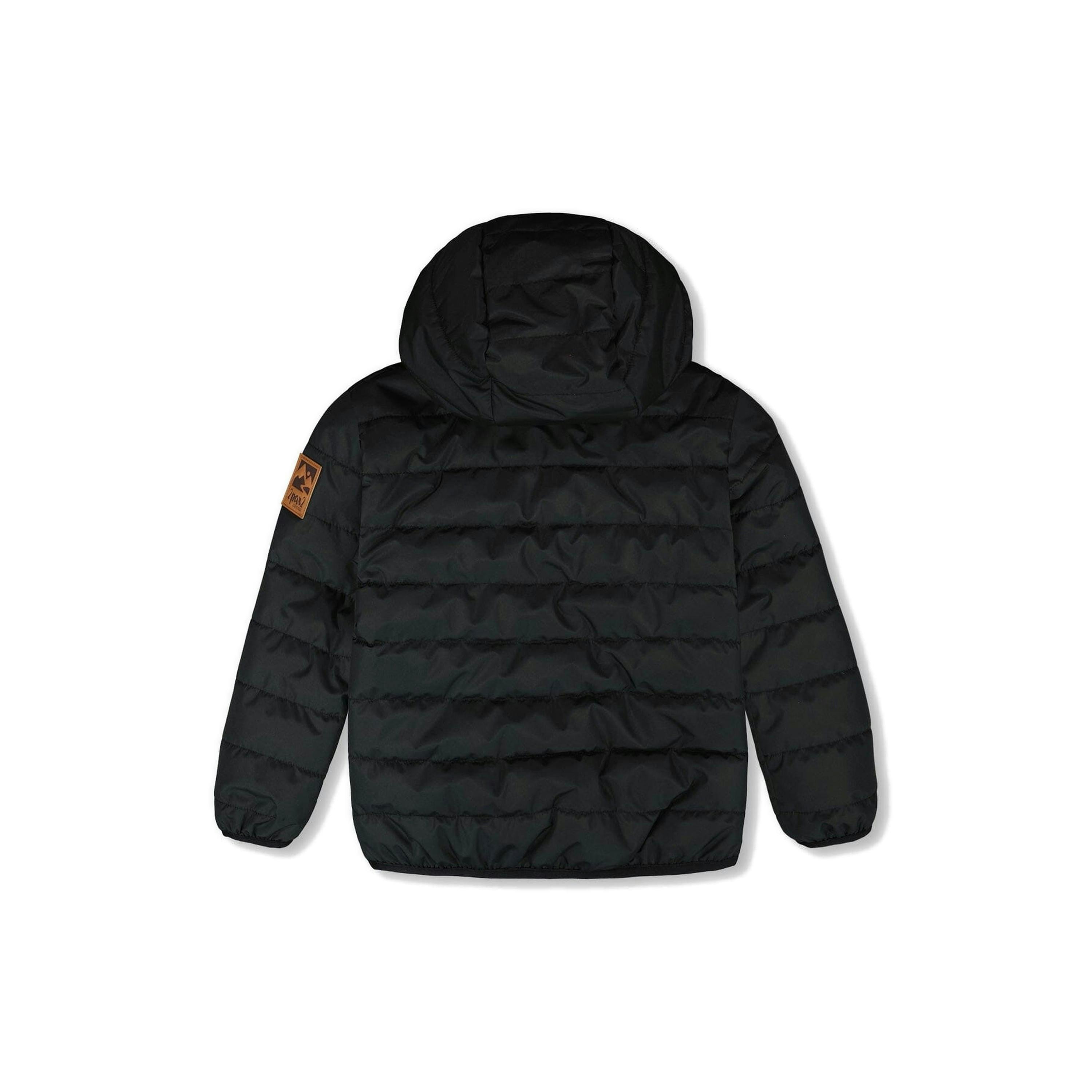 Quilted Mid-Season Jacket Black , view 3 of 5