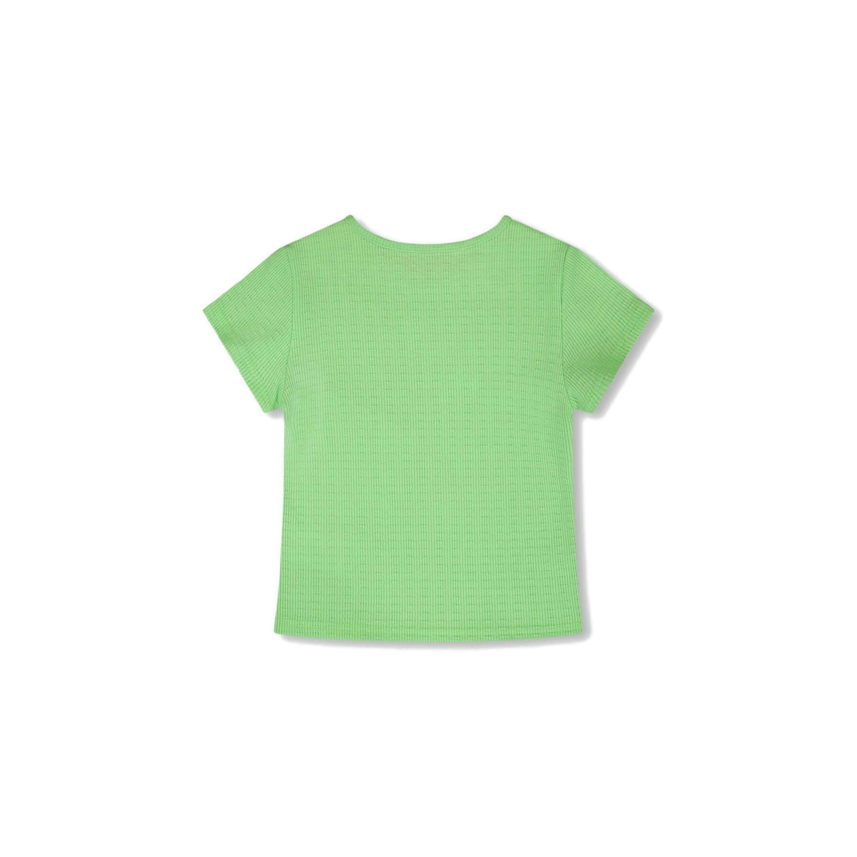 Crinkle Jersey T-Shirt Mint Green , view 3 of 4