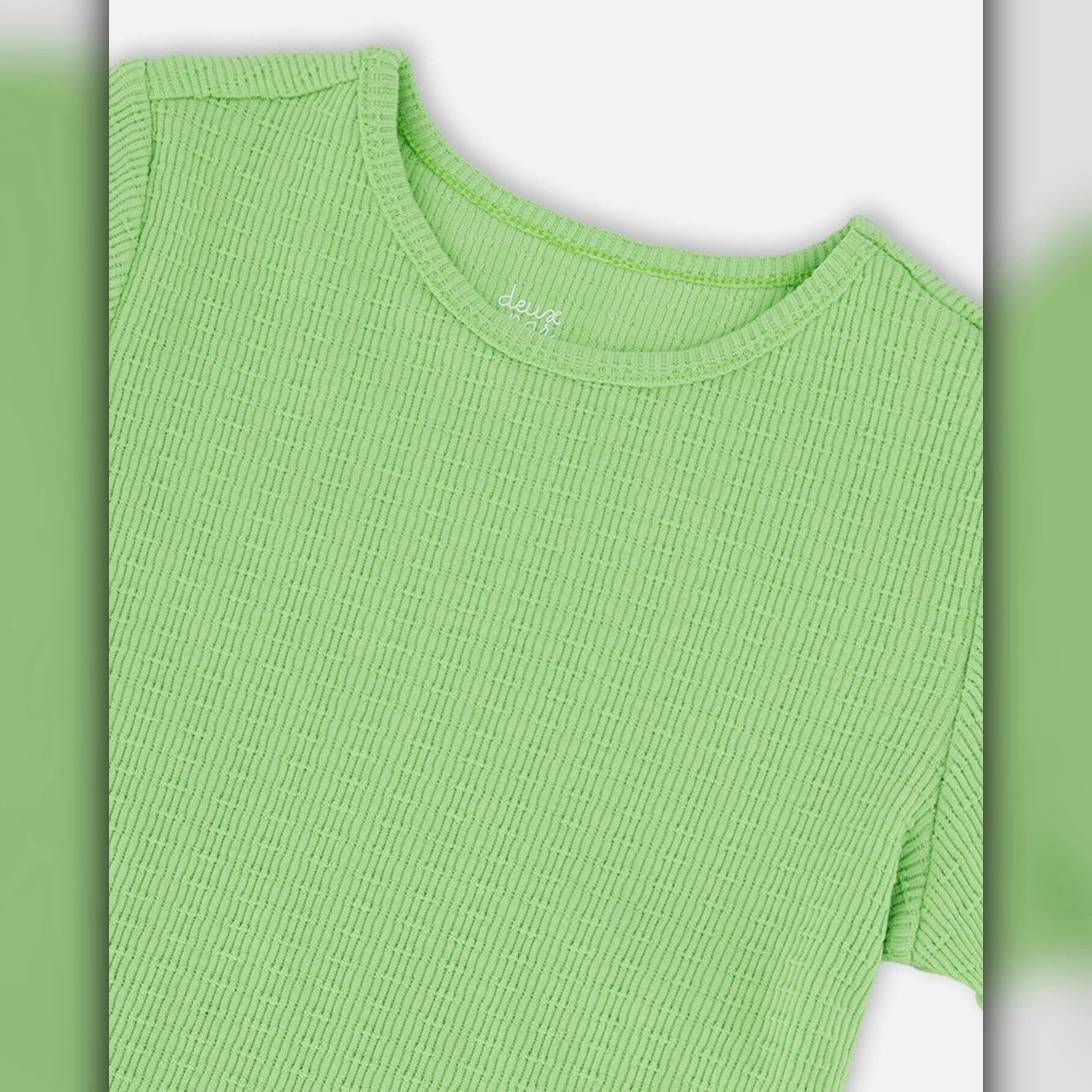 Crinkle Jersey T-Shirt Mint Green , view 4 of 4