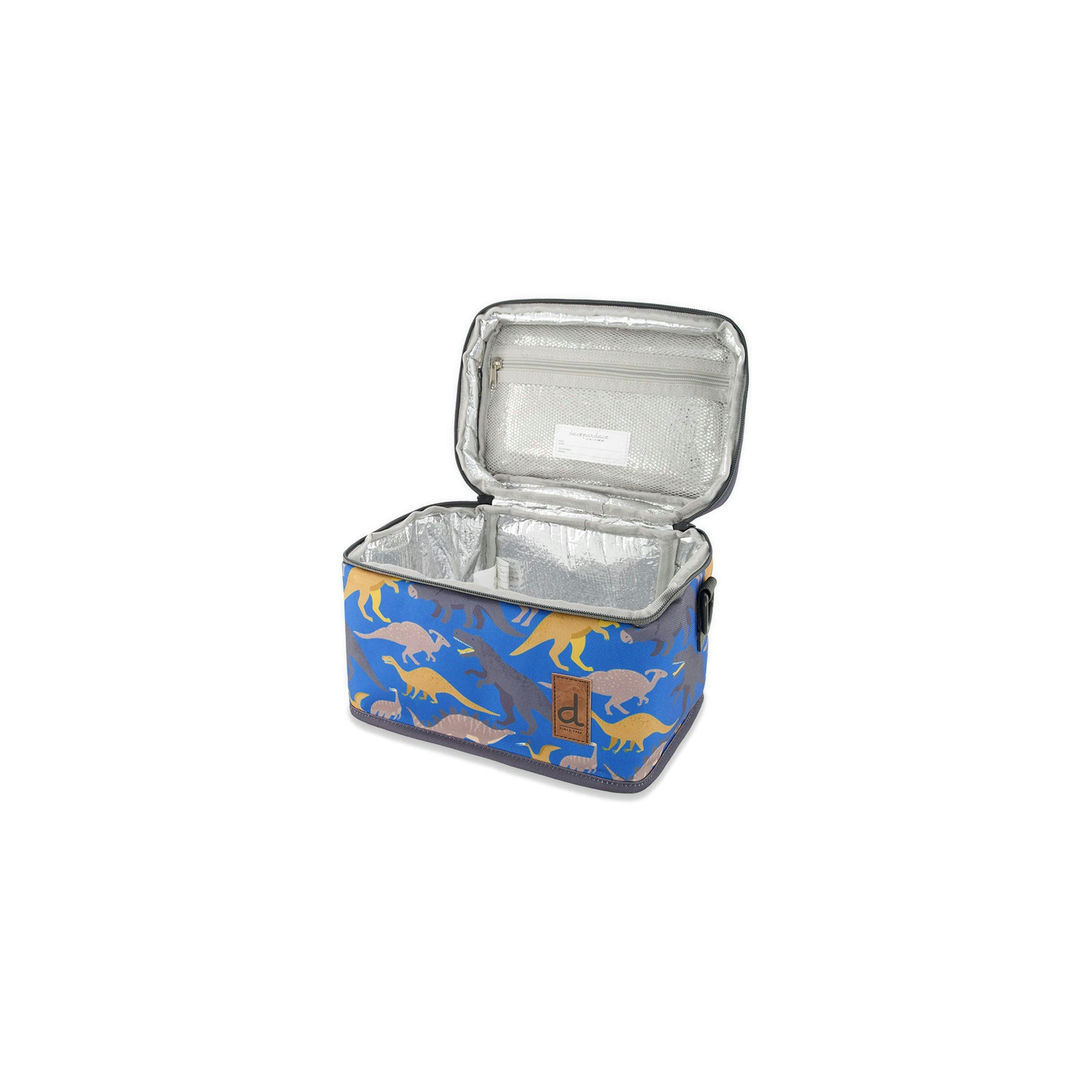 Lunch Box Blue Dinosaur Print , view 3 of 4
