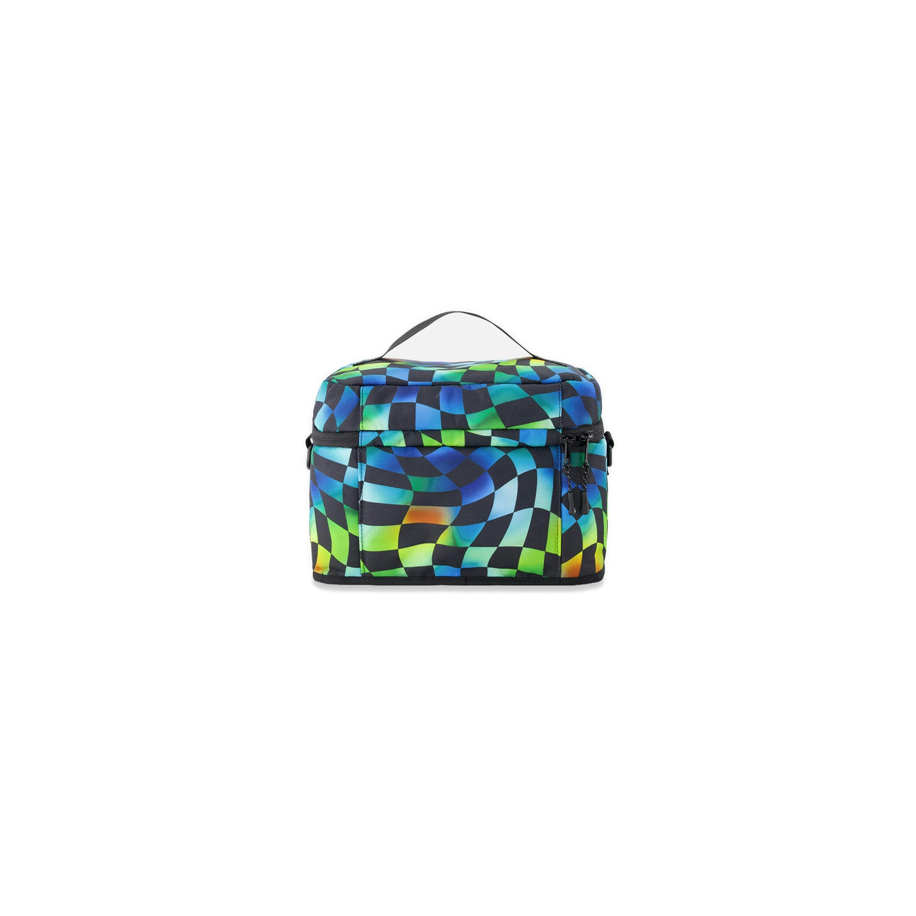 Lunch Box Blue Checkered Print , view 2 of 4
