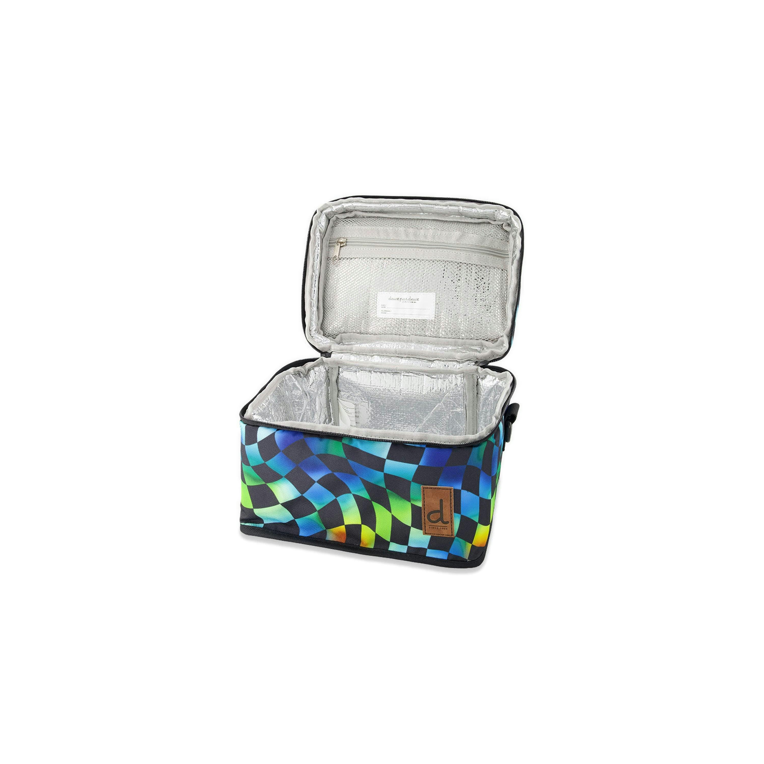 Lunch Box Blue Checkered Print , view 3 of 4