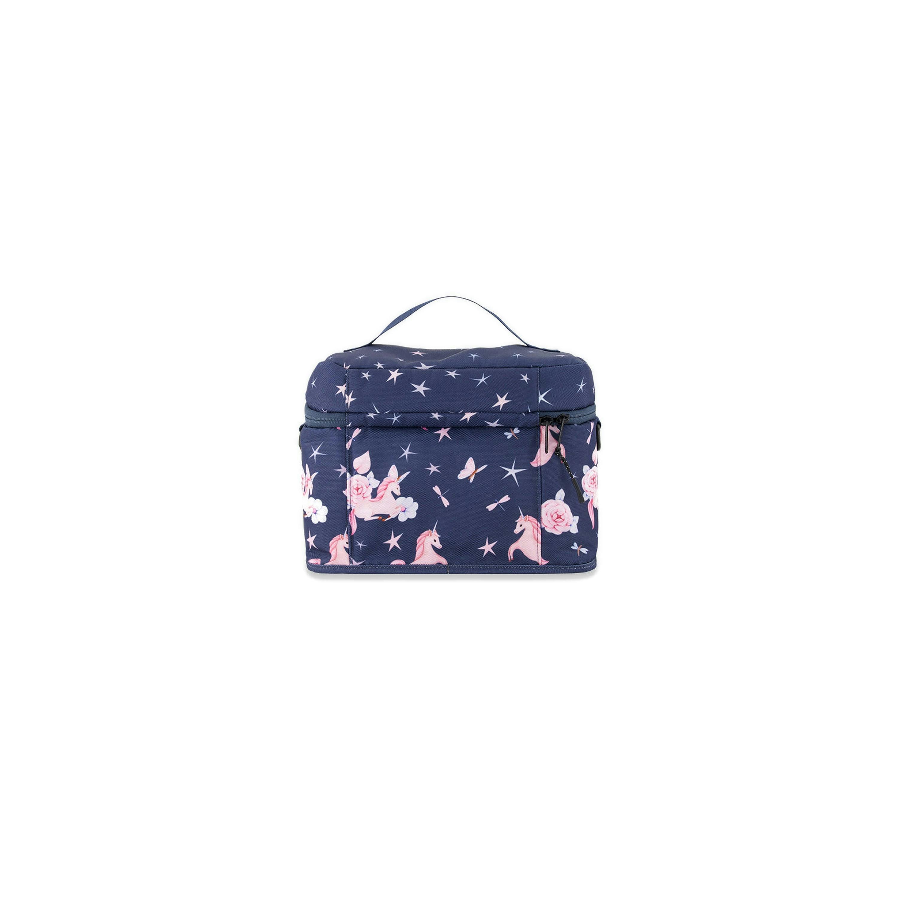 Lunch Box Navy Unicorn Print , view 2 of 4