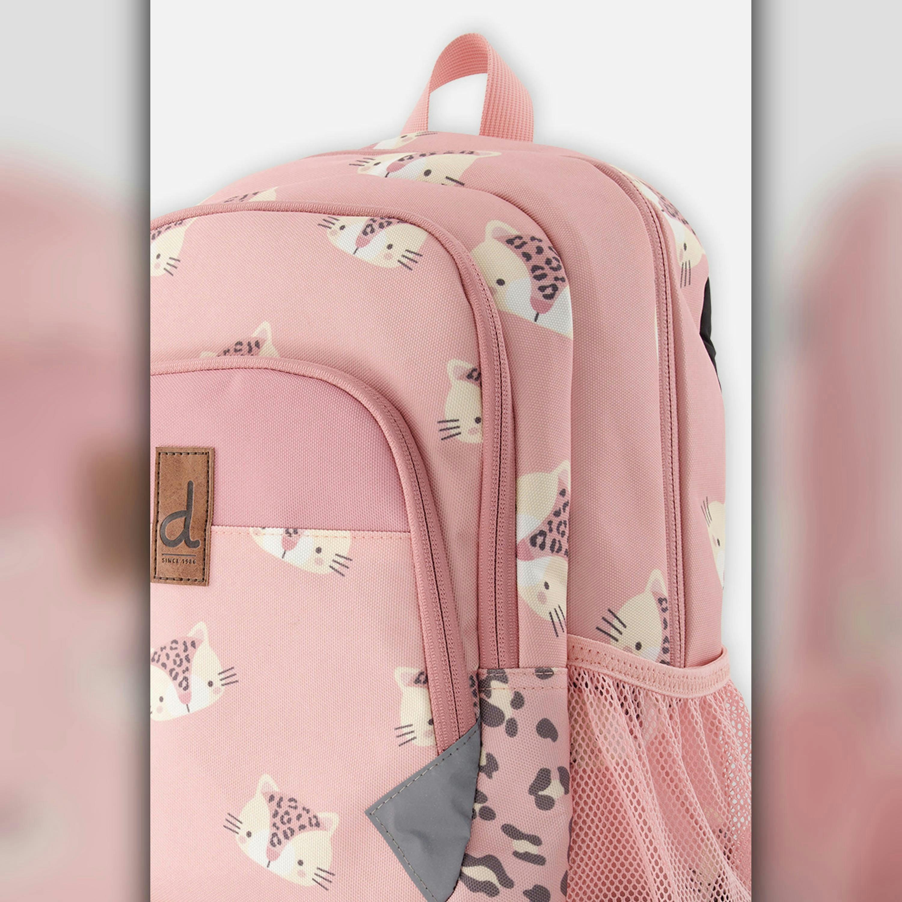 Little Kids Backpack Pink Leopard Print , view 2 of 3