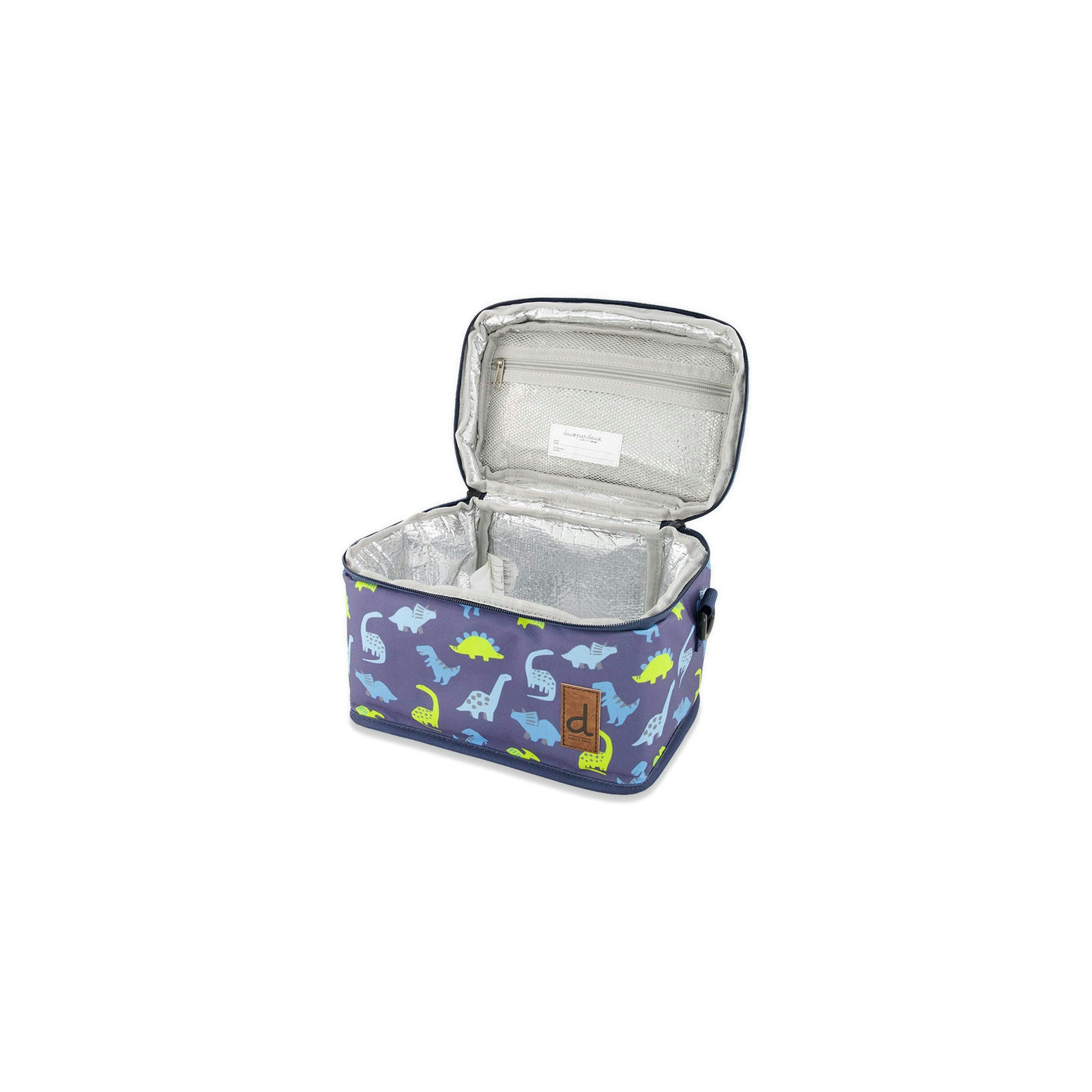 Lunch Box Blue Printed Dinos , view 3 of 4