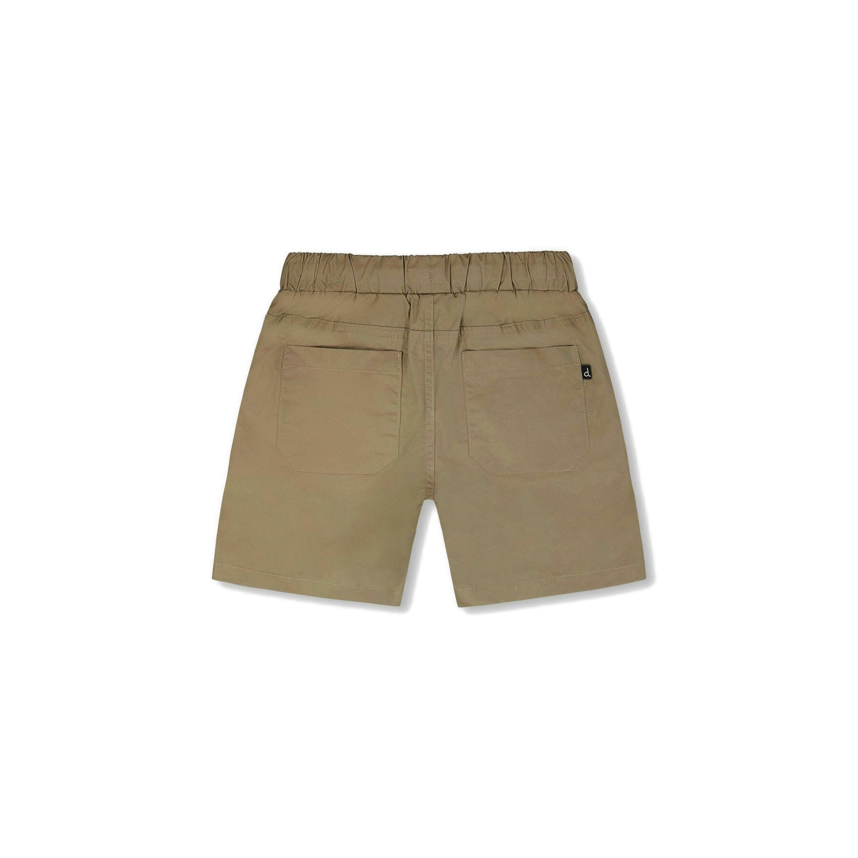 Parachute Shorts With Patch Pockets Beige , view 4 of 5