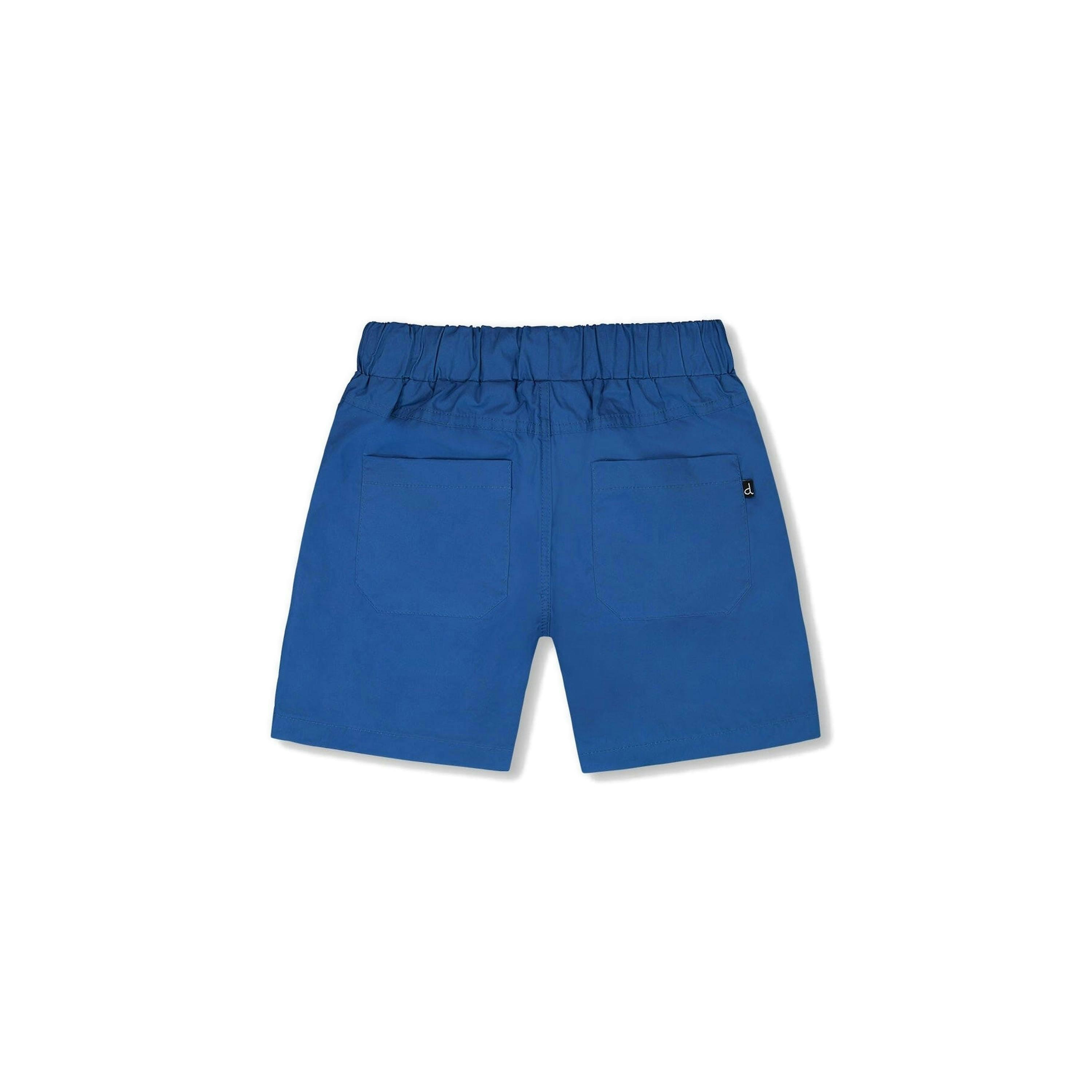 Parachute Shorts With Patch Pockets Dark Blue , view 4 of 5