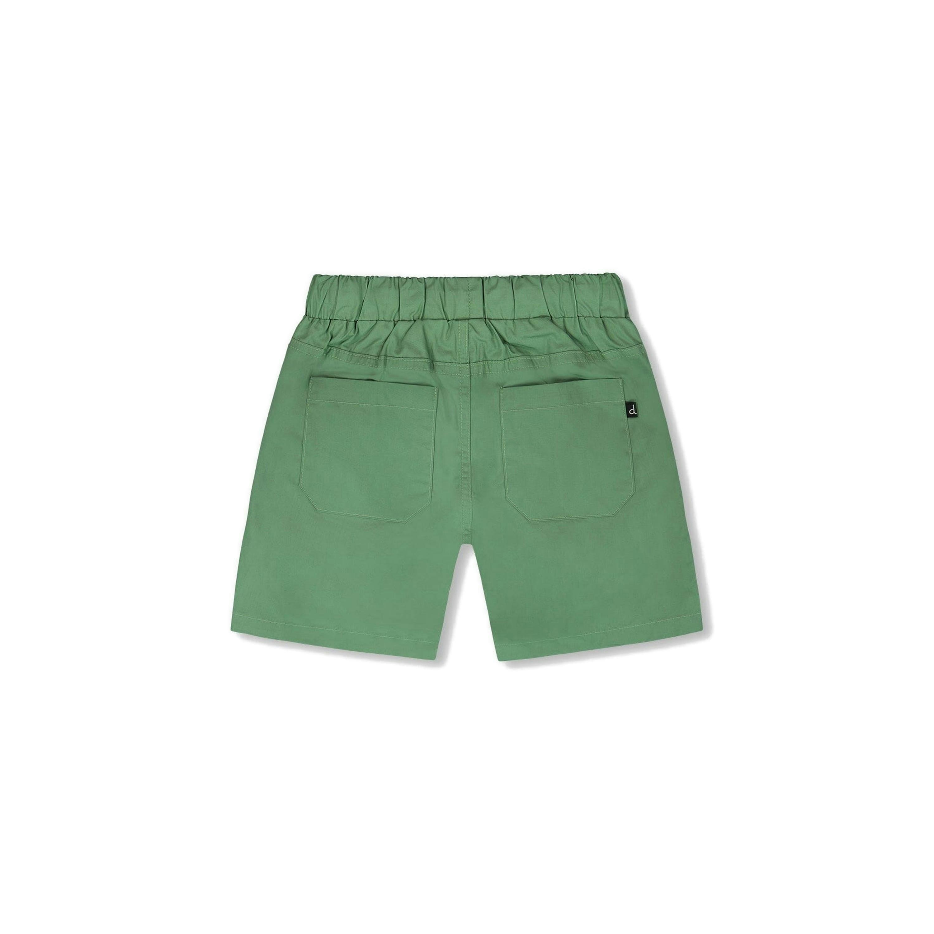Parachute Shorts With Patch Pockets Green , view 3 of 4