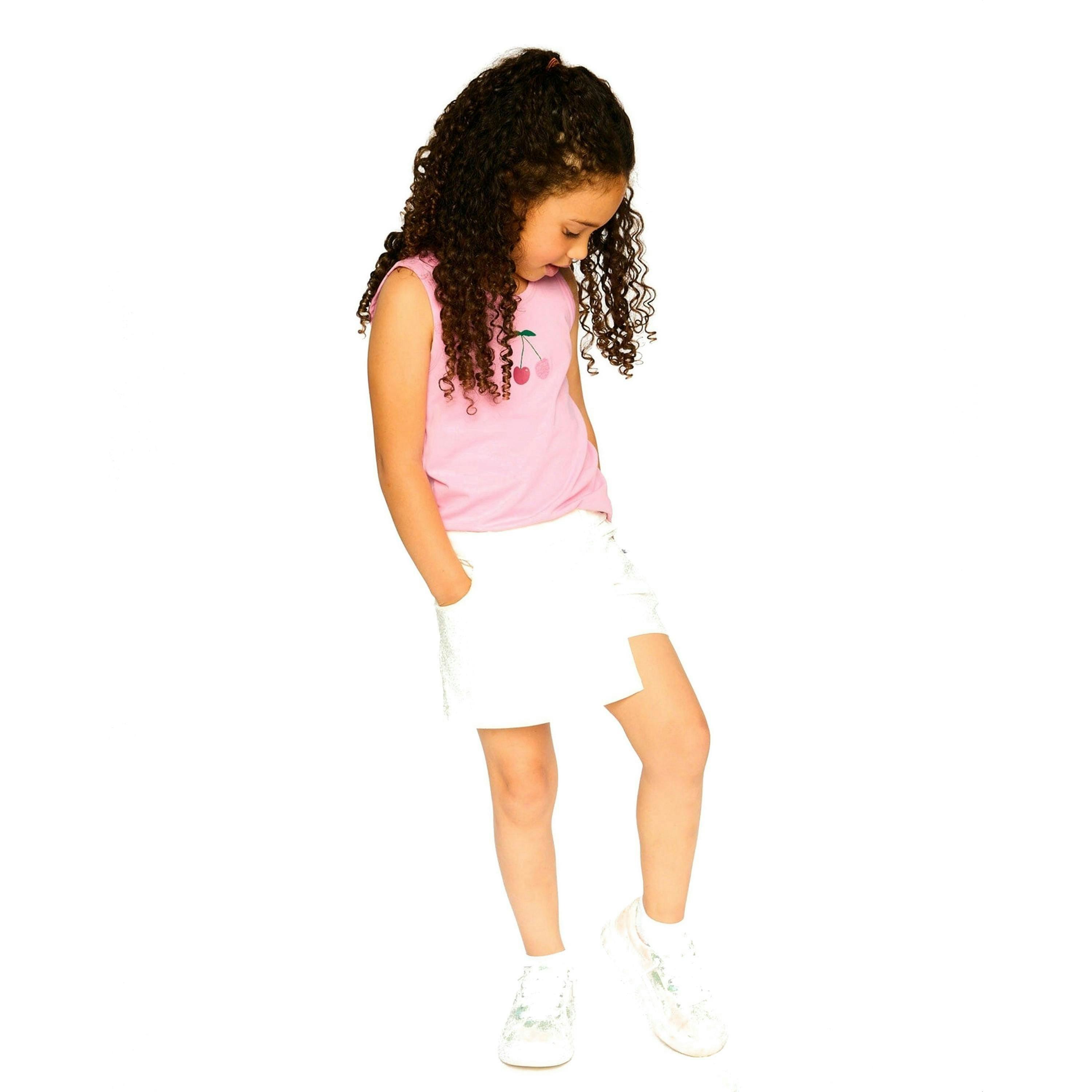 Stretch Twill Skort White , view 2 of 4