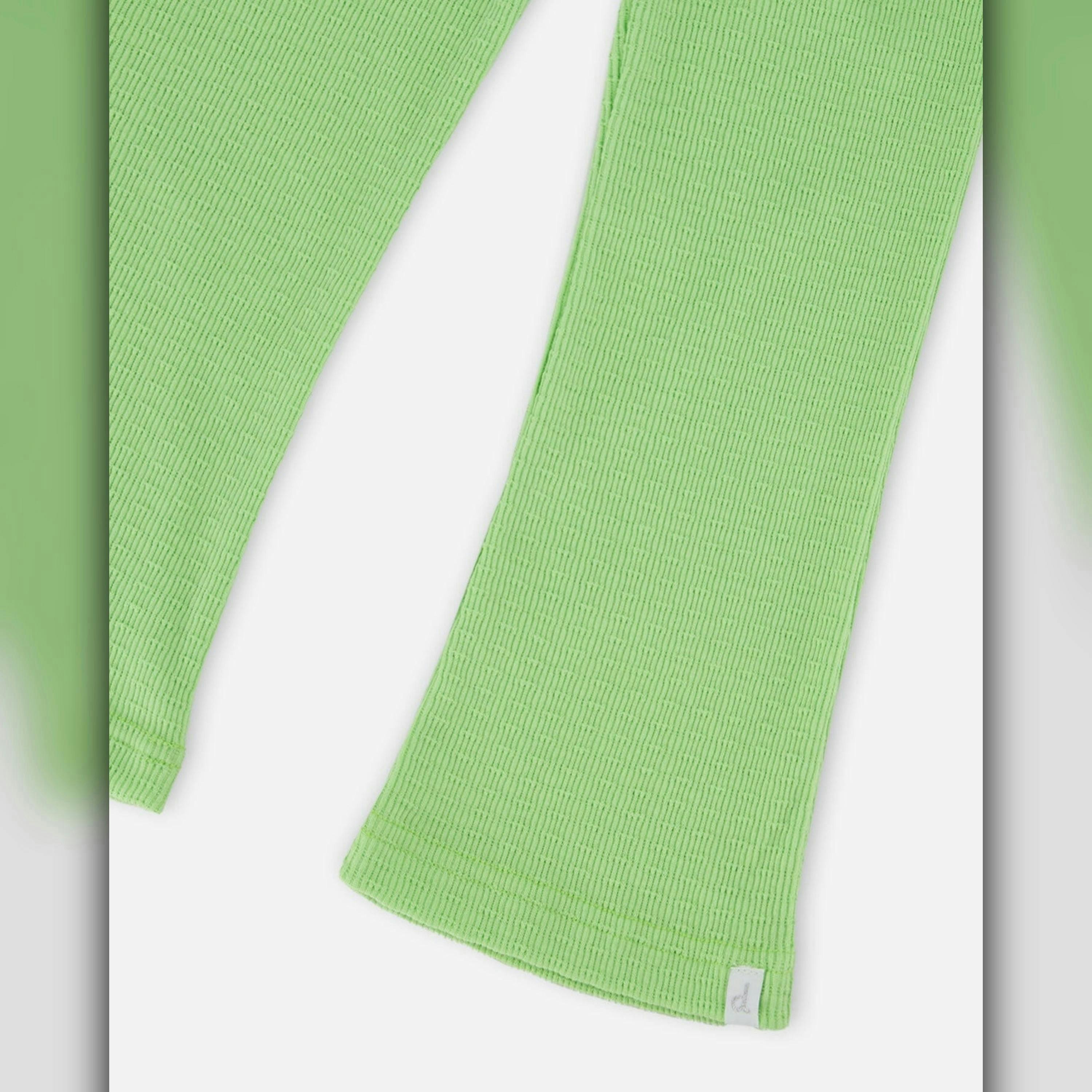 Crinkle Jersey Leggings Mint Green , view 5 of 5