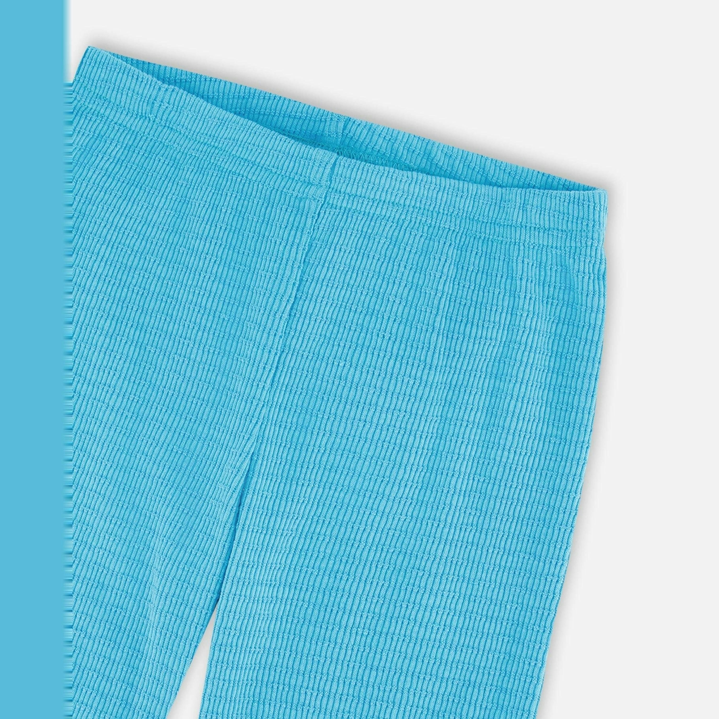 Crinkle Jersey Leggings Blue , view 4 of 4