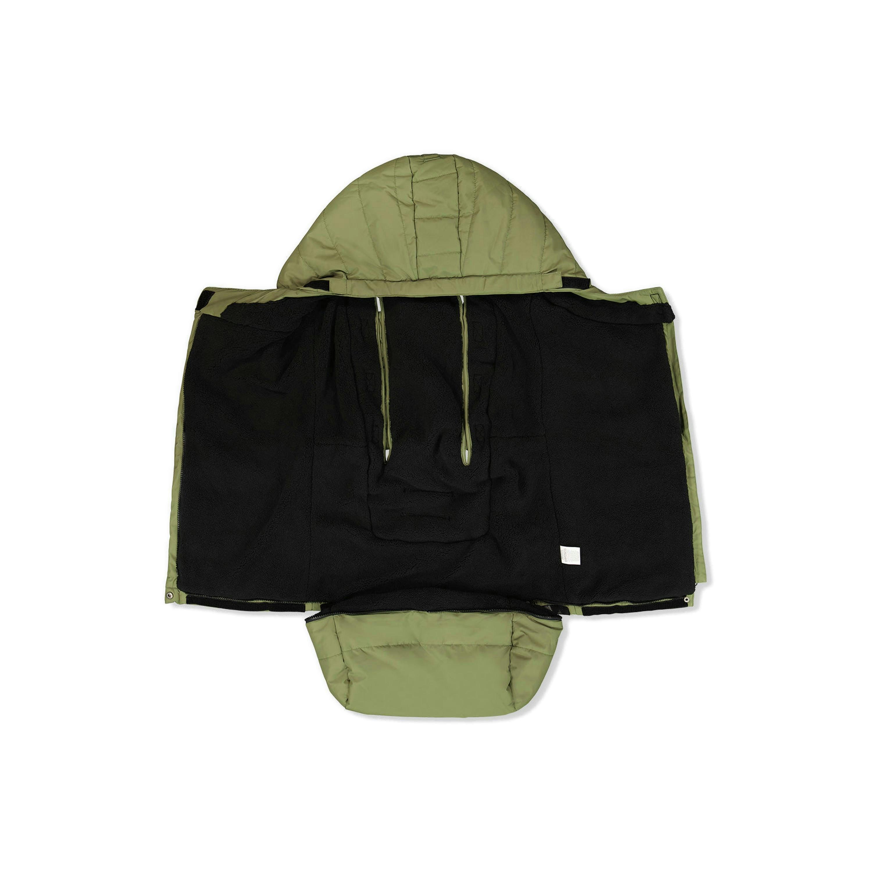 Evolutive Footmuff For Car Seats And Strollers Olive Green , view 4 of 6