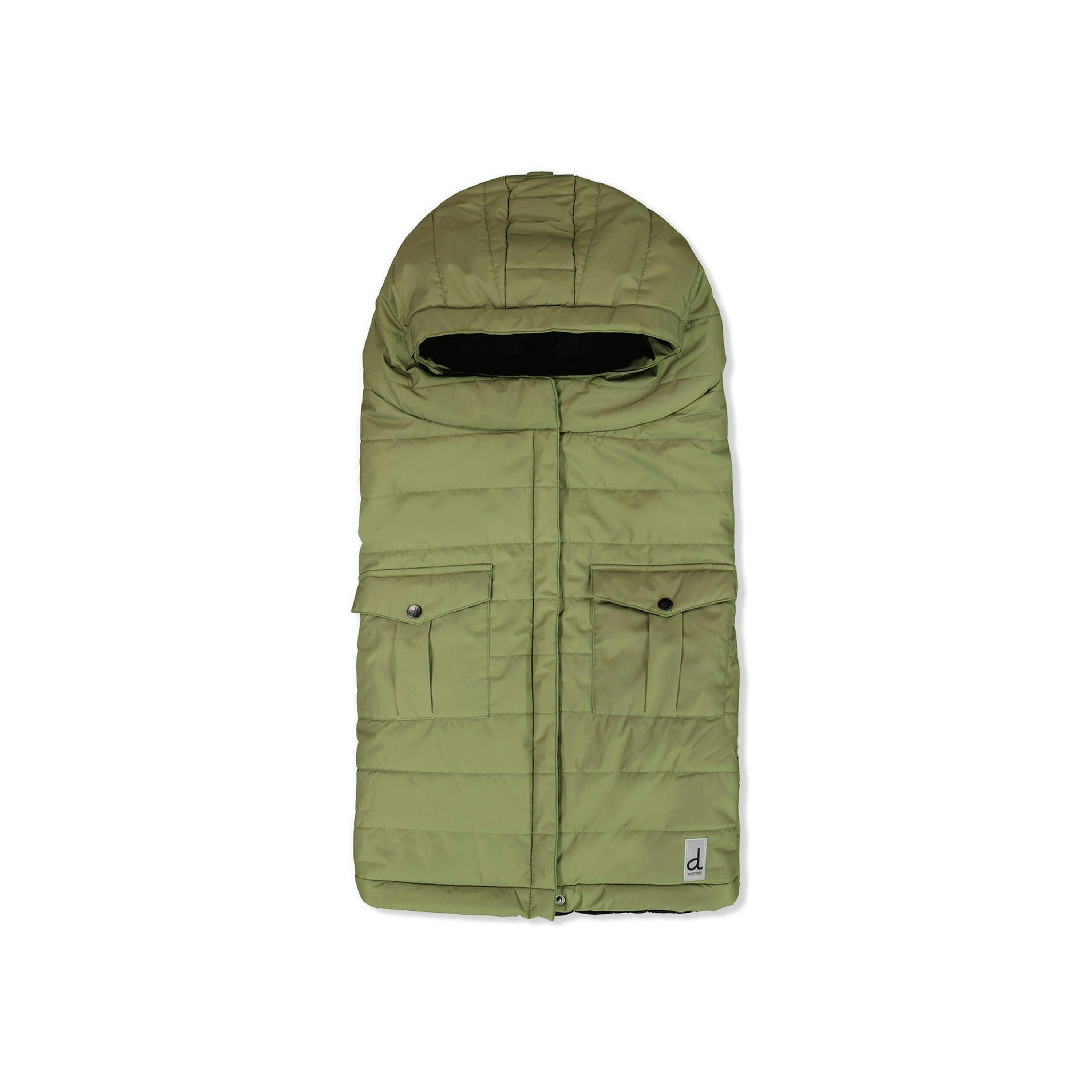Evolutive Footmuff For Car Seats And Strollers Olive Green , view 6 of 6