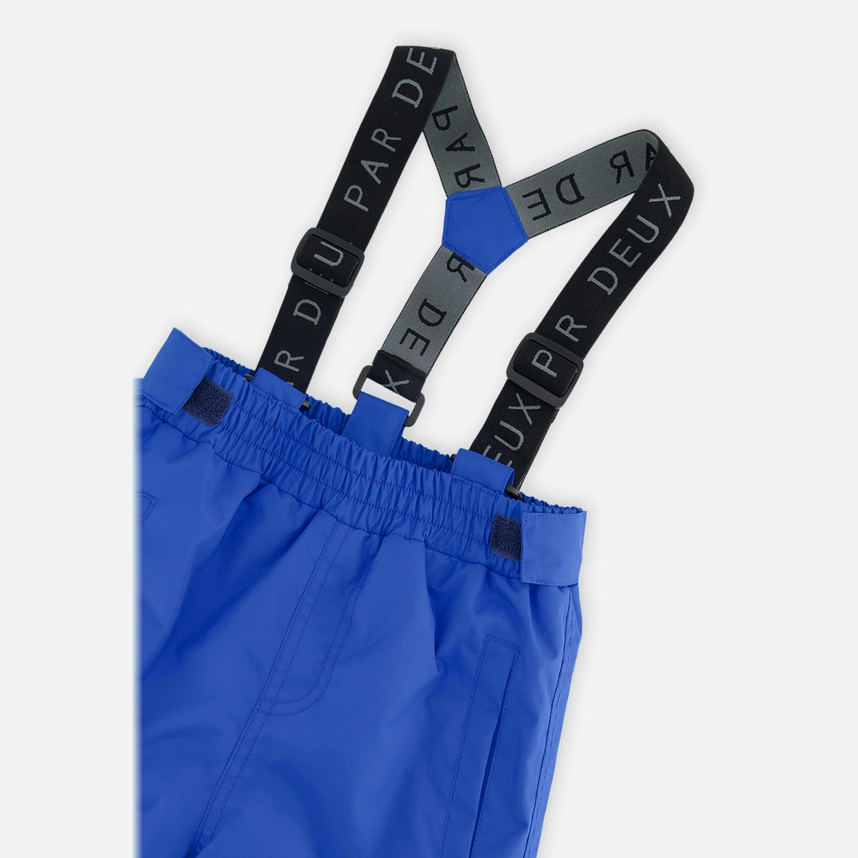 Light Weight Two Piece Chill Snowsuit Royal Blue And Green , view 6 of 6