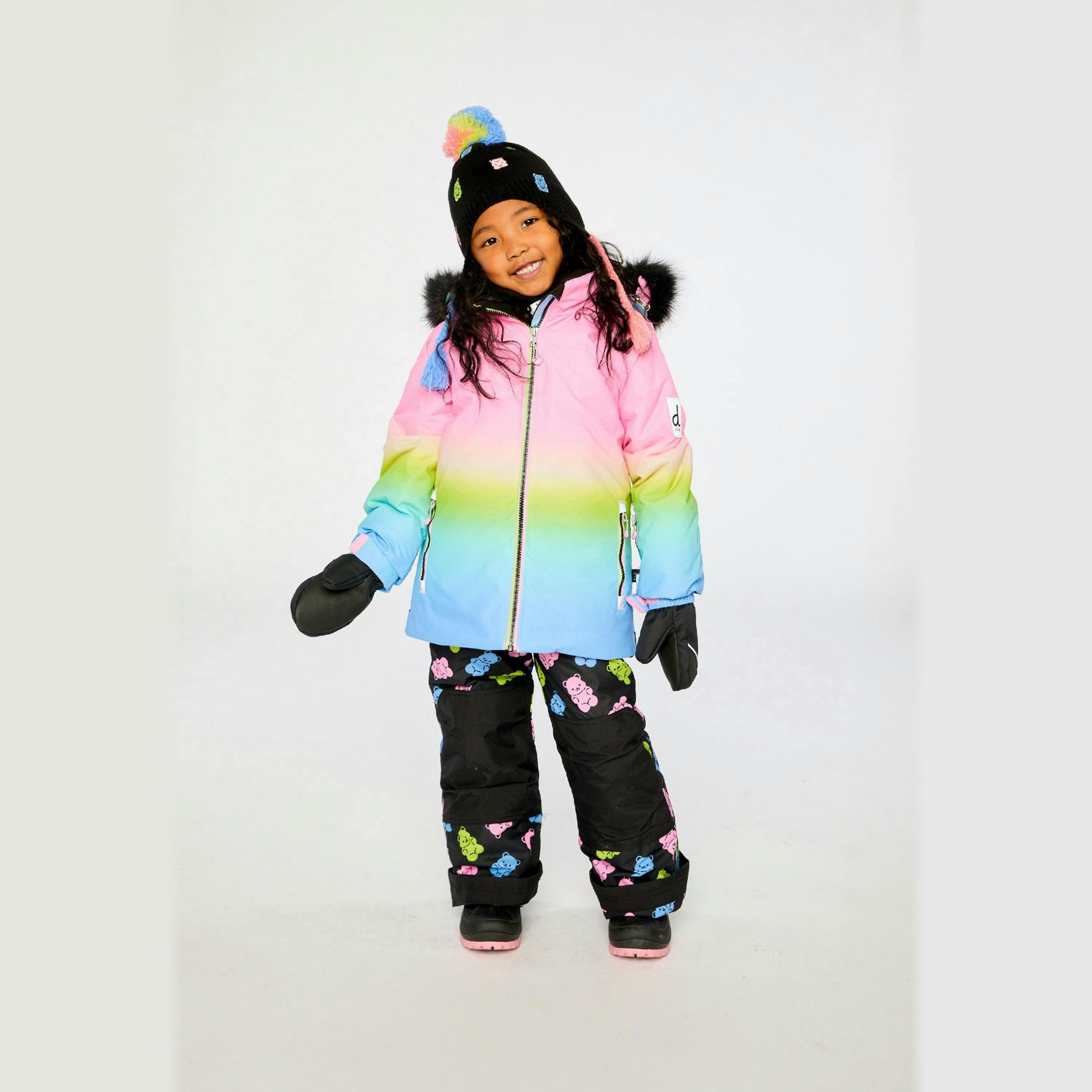 Two Piece Play Snowsuit Multicolor Gradient , view 2 of 6
