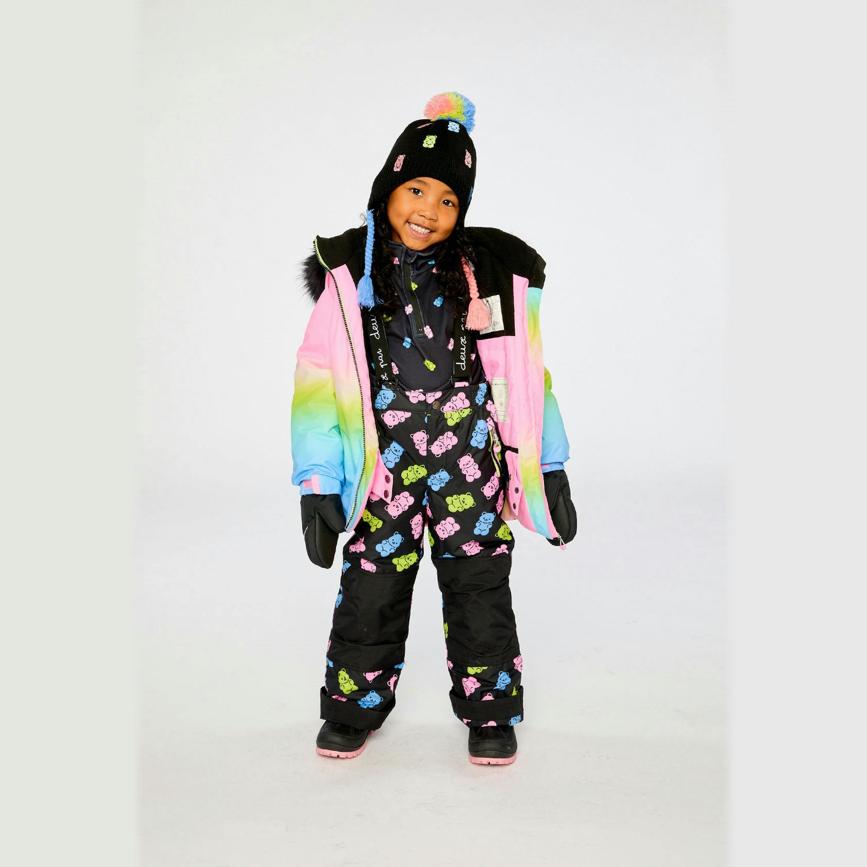 Two Piece Play Snowsuit Multicolor Gradient , view 3 of 6