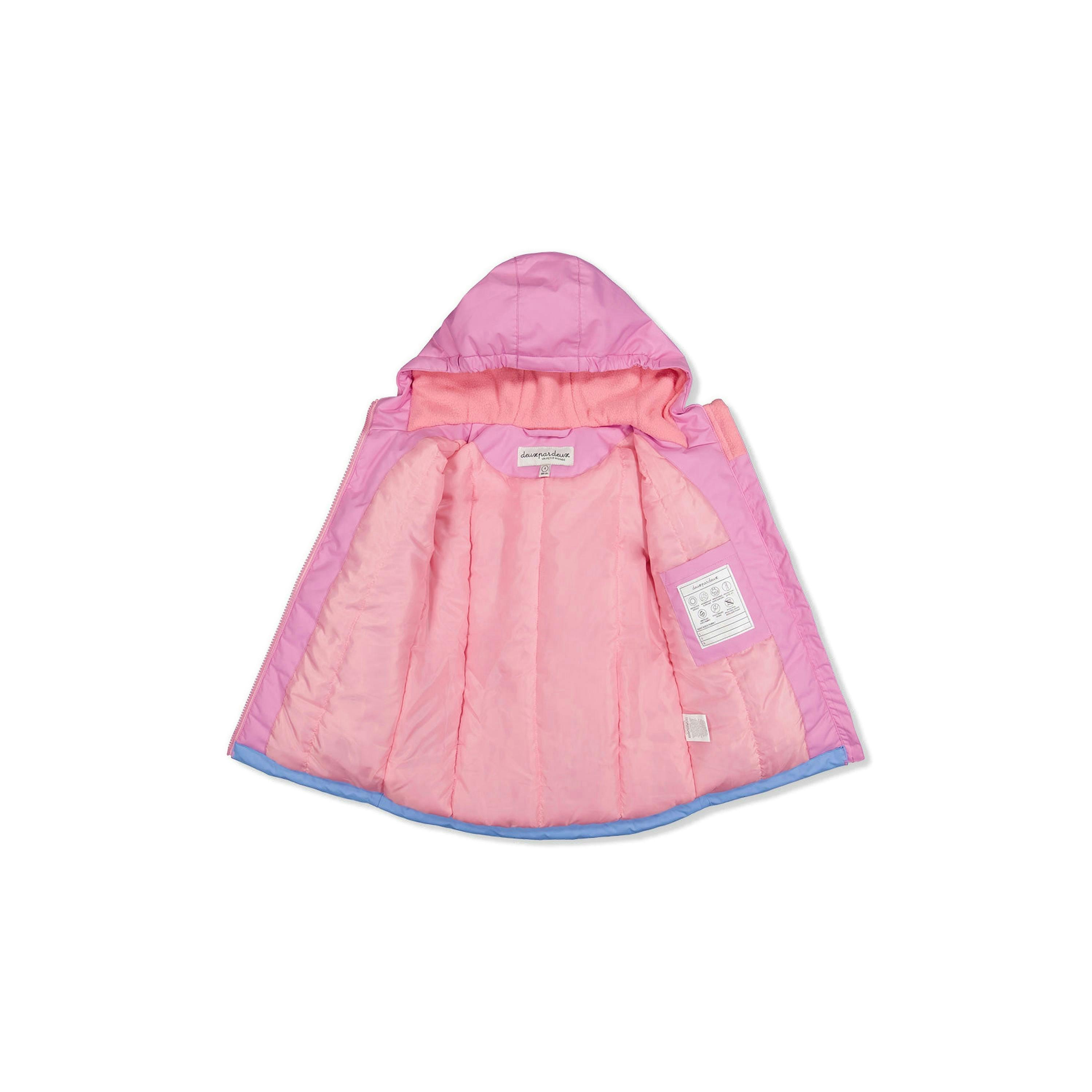 Light Weight Two Piece Chill Snowsuit Pink Blue And Mauve , view 4 of 6