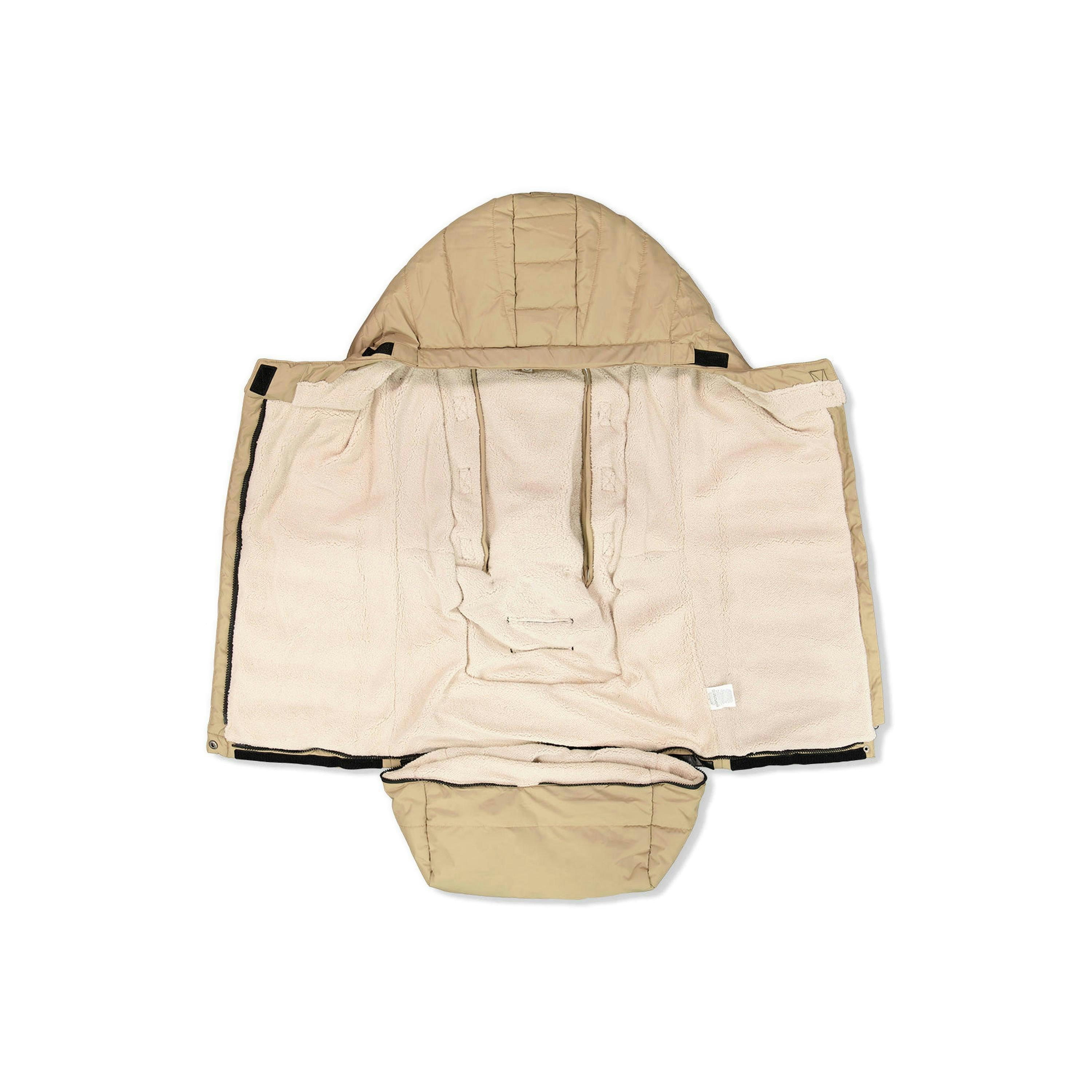 Evolutive Footmuff For Car Seats And Strollers Taupe , view 5 of 6