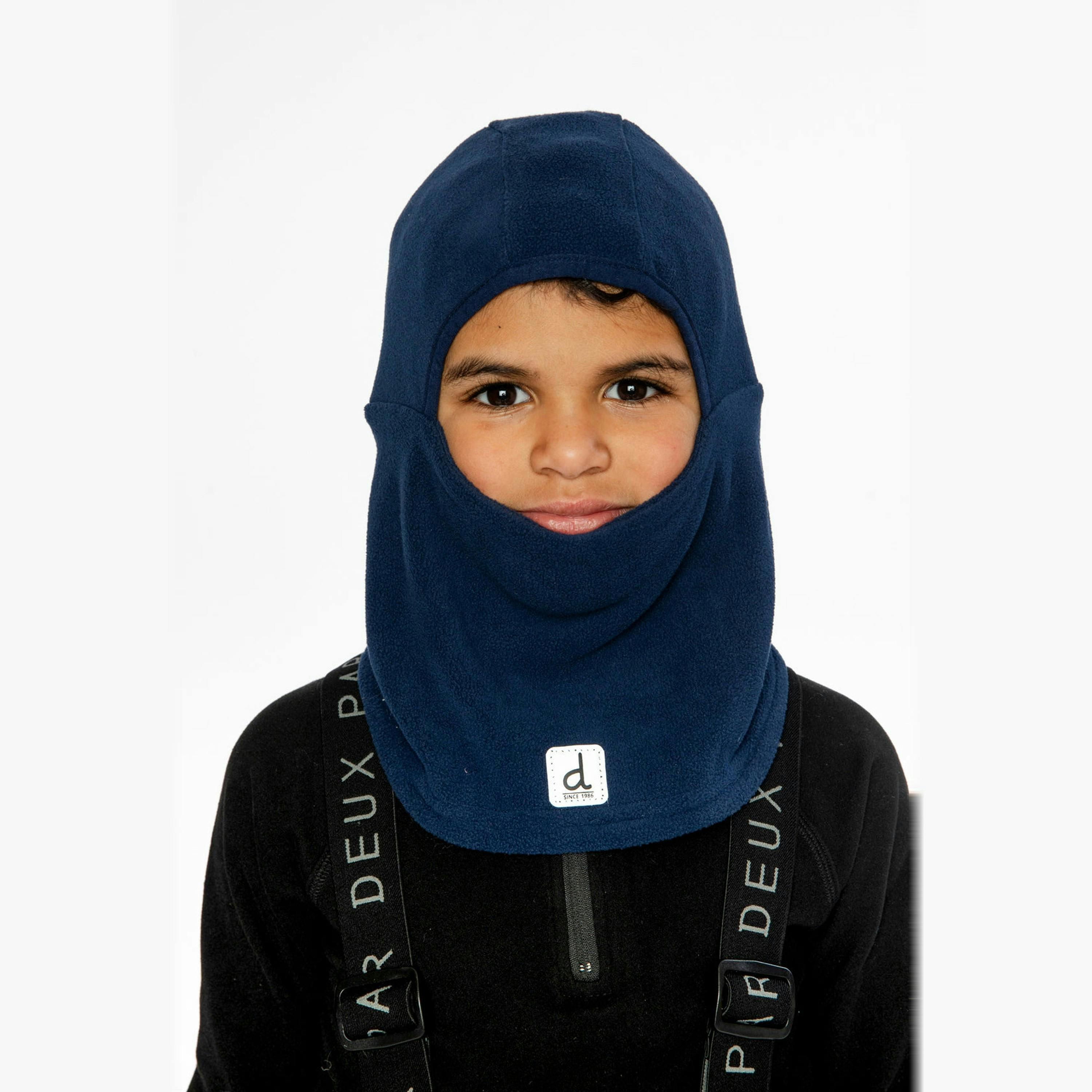 Stretchy Polar Balaclava Navy Blue , view 2 of 3