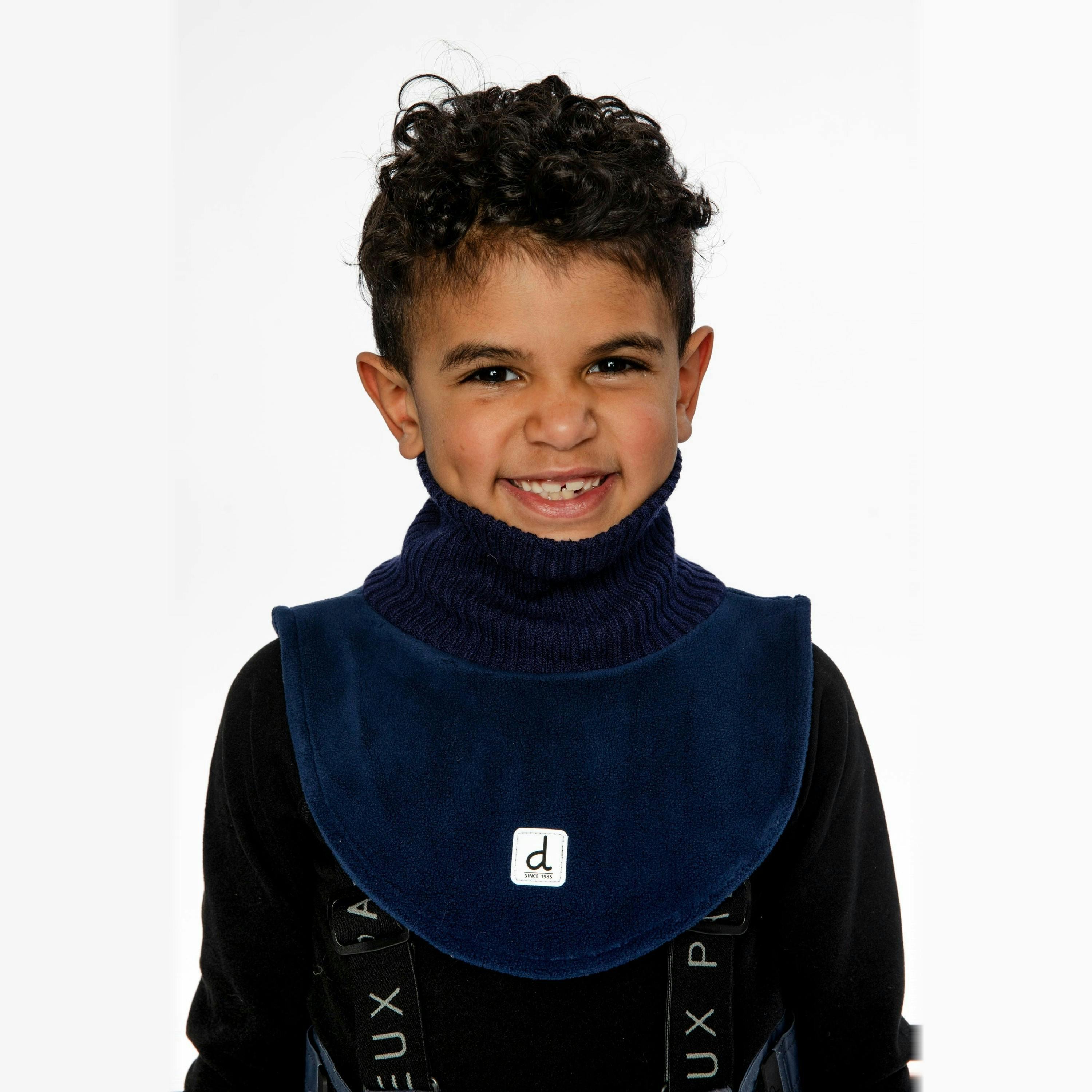 Knit & Polar Turtle Neckwarmer Navy Blue , view 2 of 3