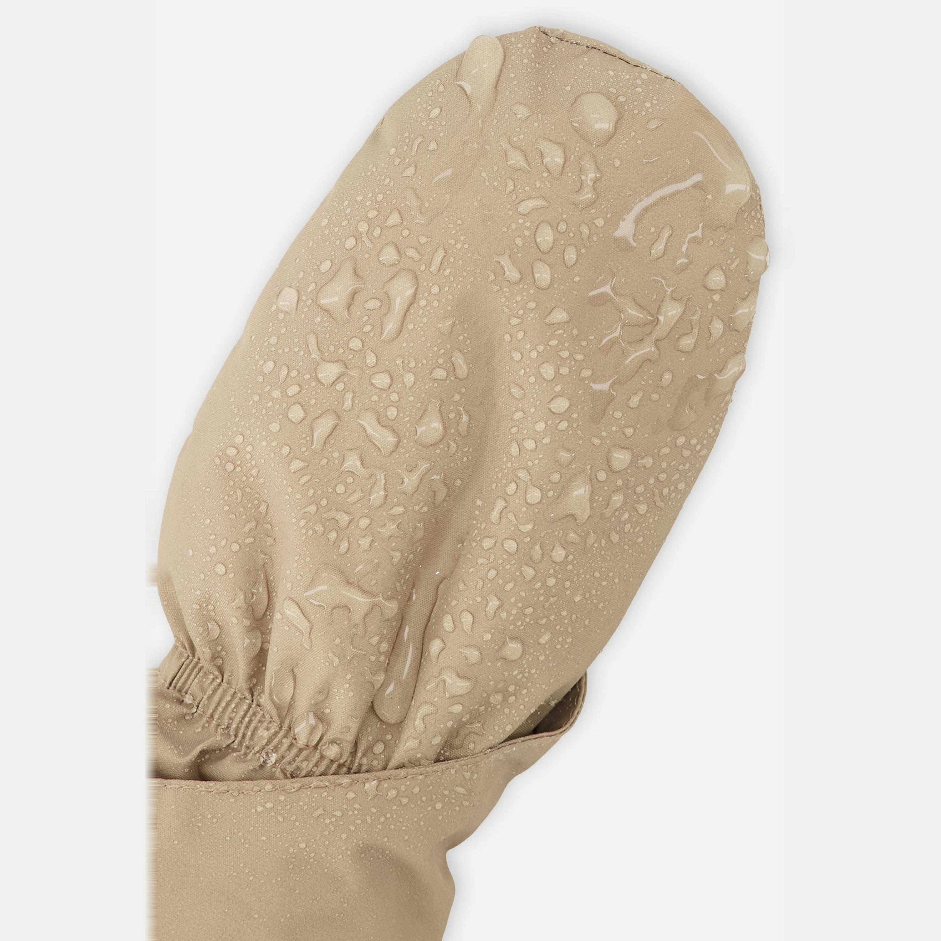 Lined Baby Mittens Taupe , view 3 of 3