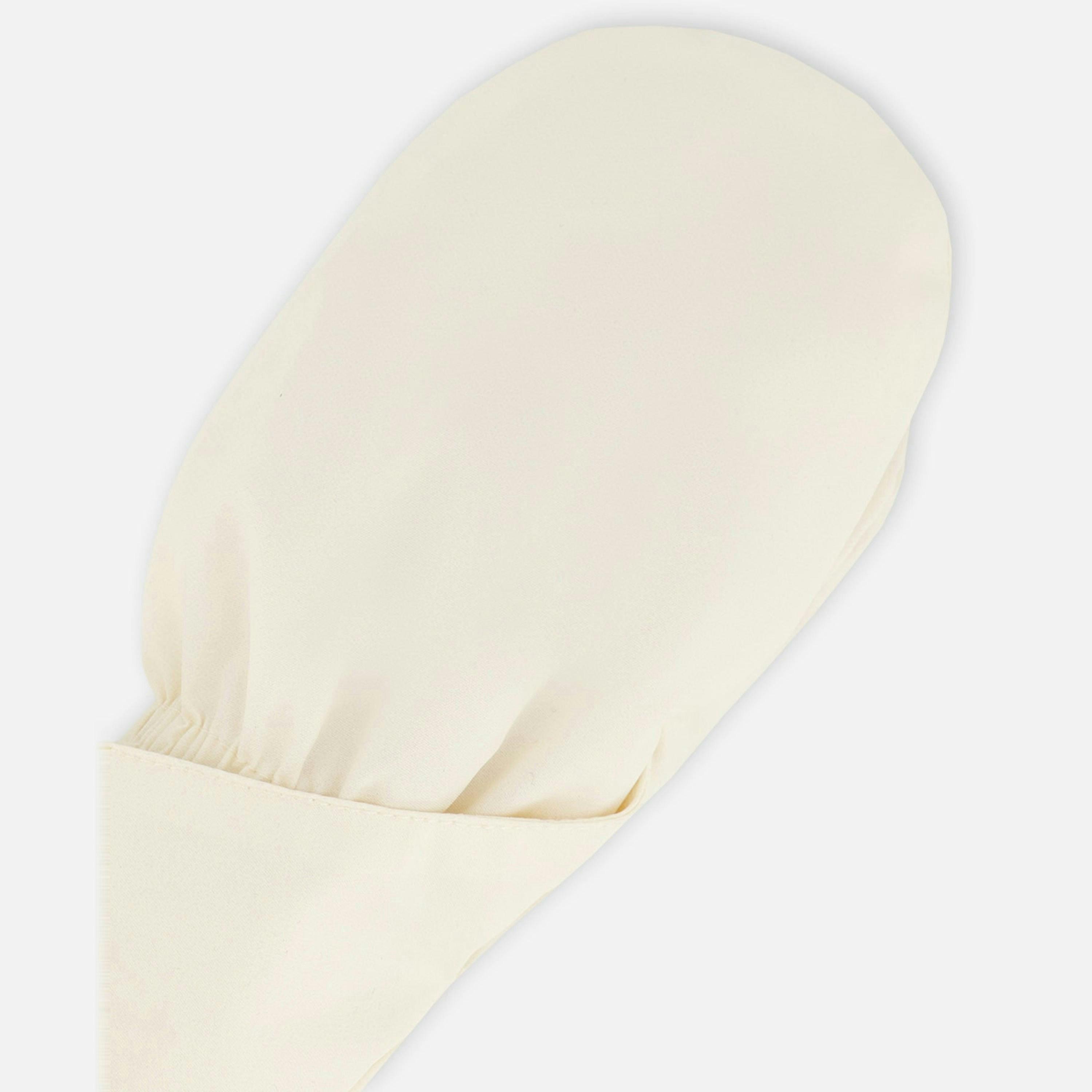 Lined Baby Mittens Off-White , view 3 of 4