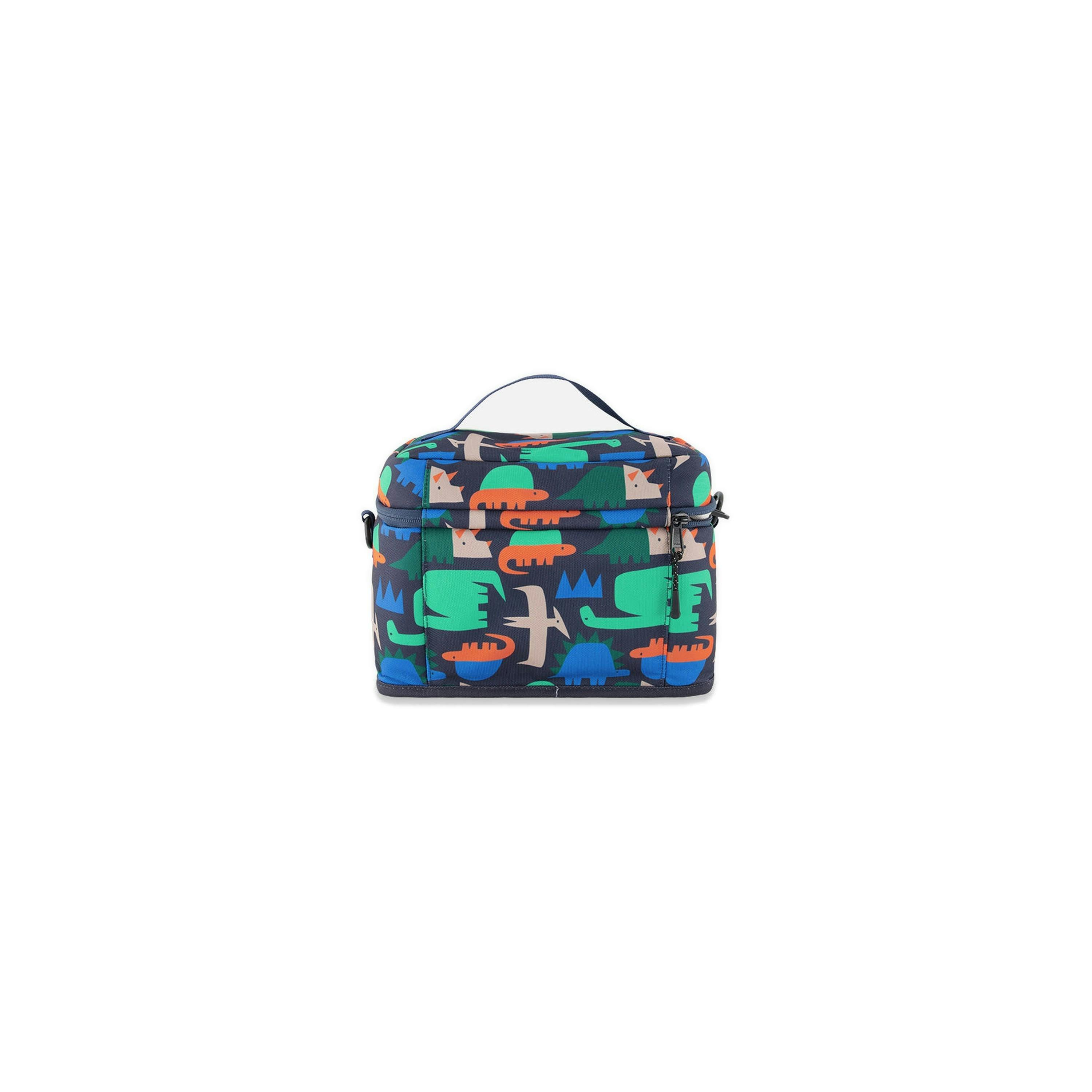 Lunch Box Navy Dinosaur Print , view 2 of 4