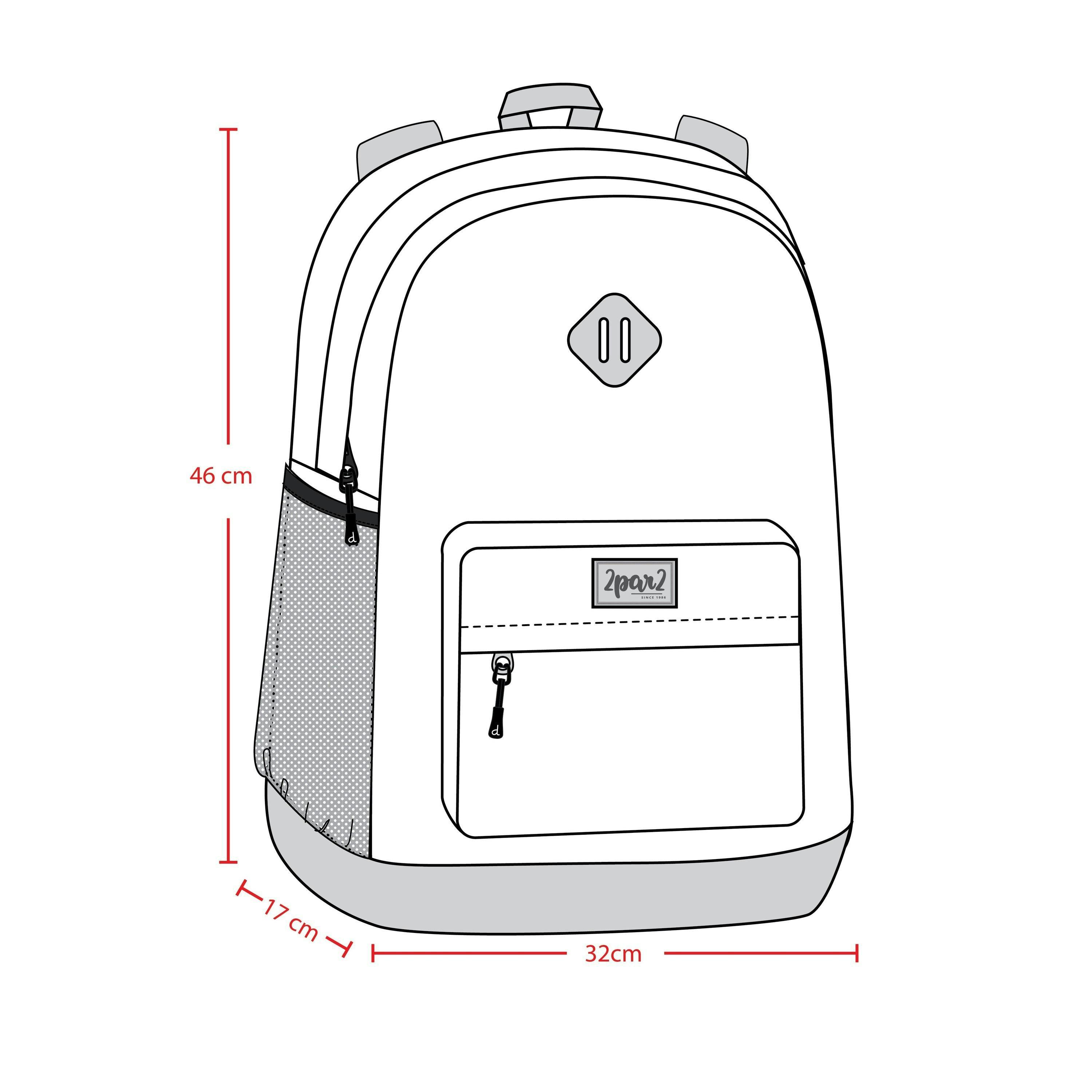 Kids Backpack Blue And Grey Camouflage , view 3 of 3