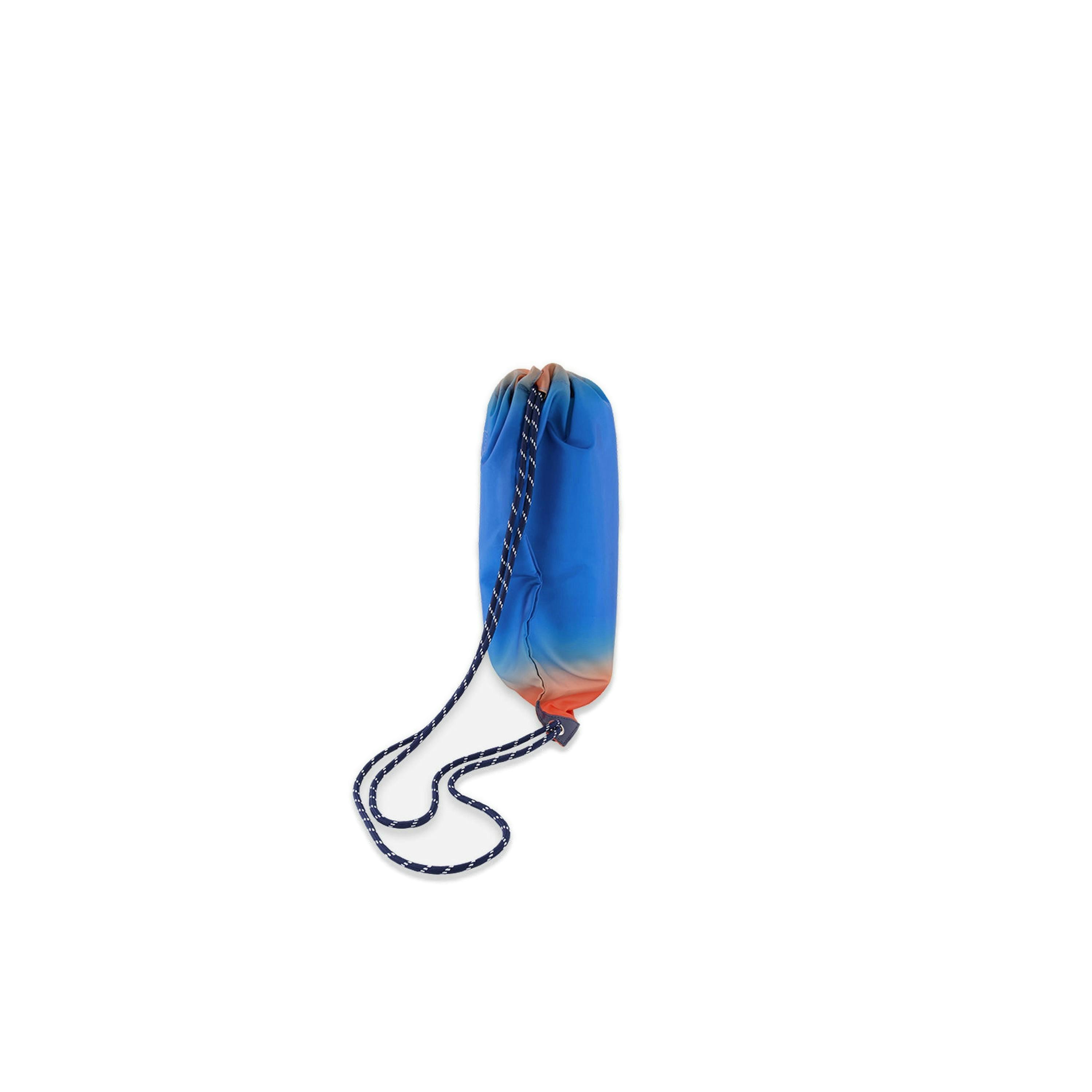 Drawstring Bag Blue And Orange Gradient , view 2 of 4
