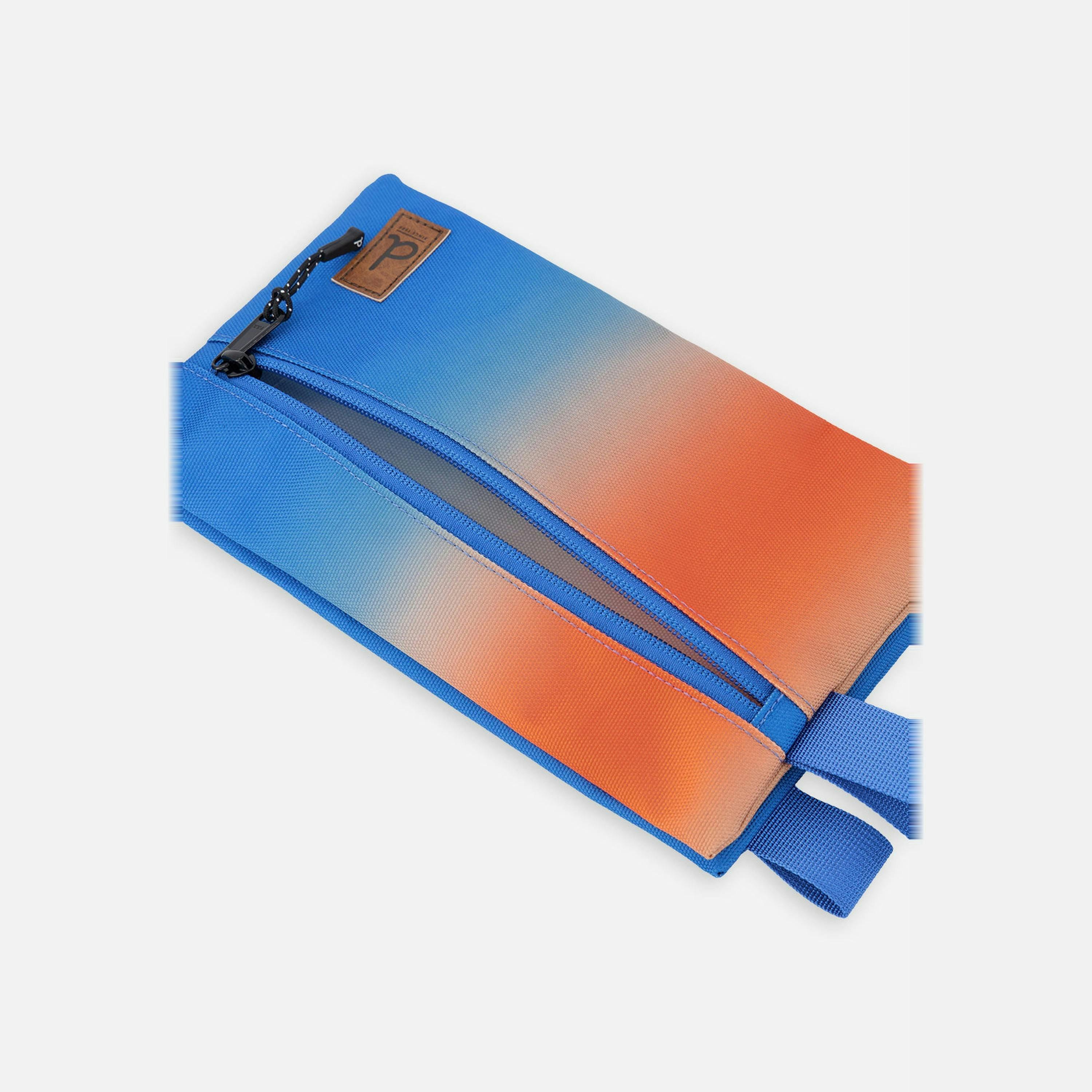 Pencil Case Blue And Orange Gradient , view 3 of 5