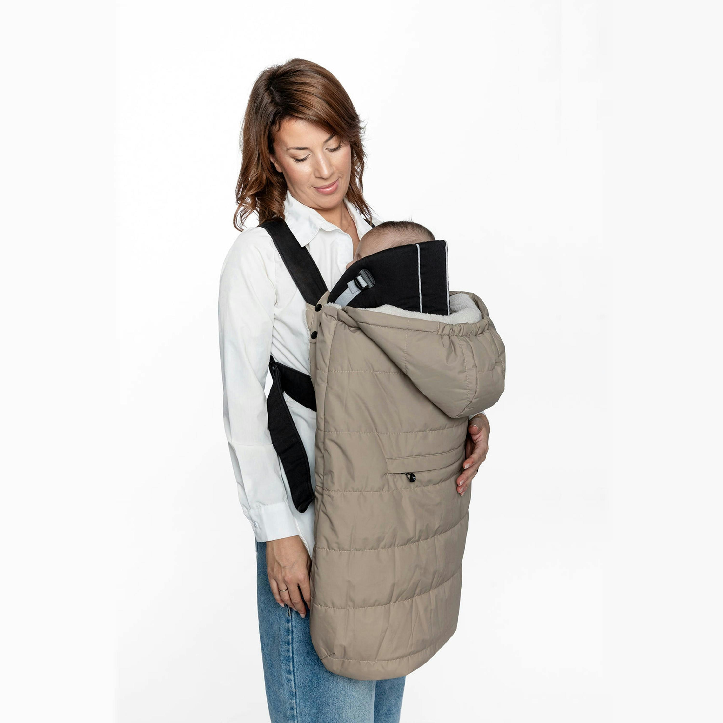 Multi-Function Baby Carrier For Car Seats And Strollers Taupe , view 2 of 6