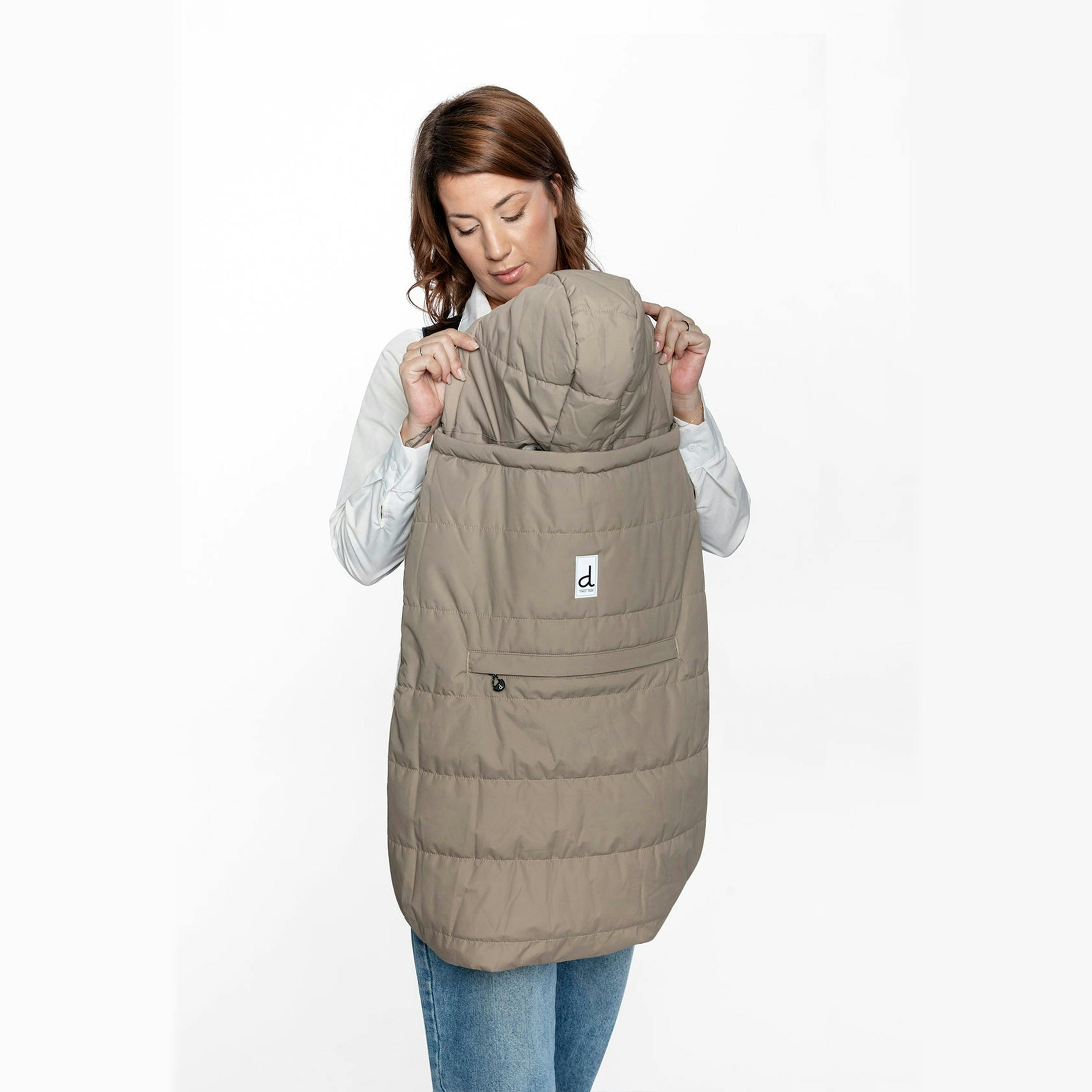 Multi-Function Baby Carrier For Car Seats And Strollers Taupe , view 3 of 6