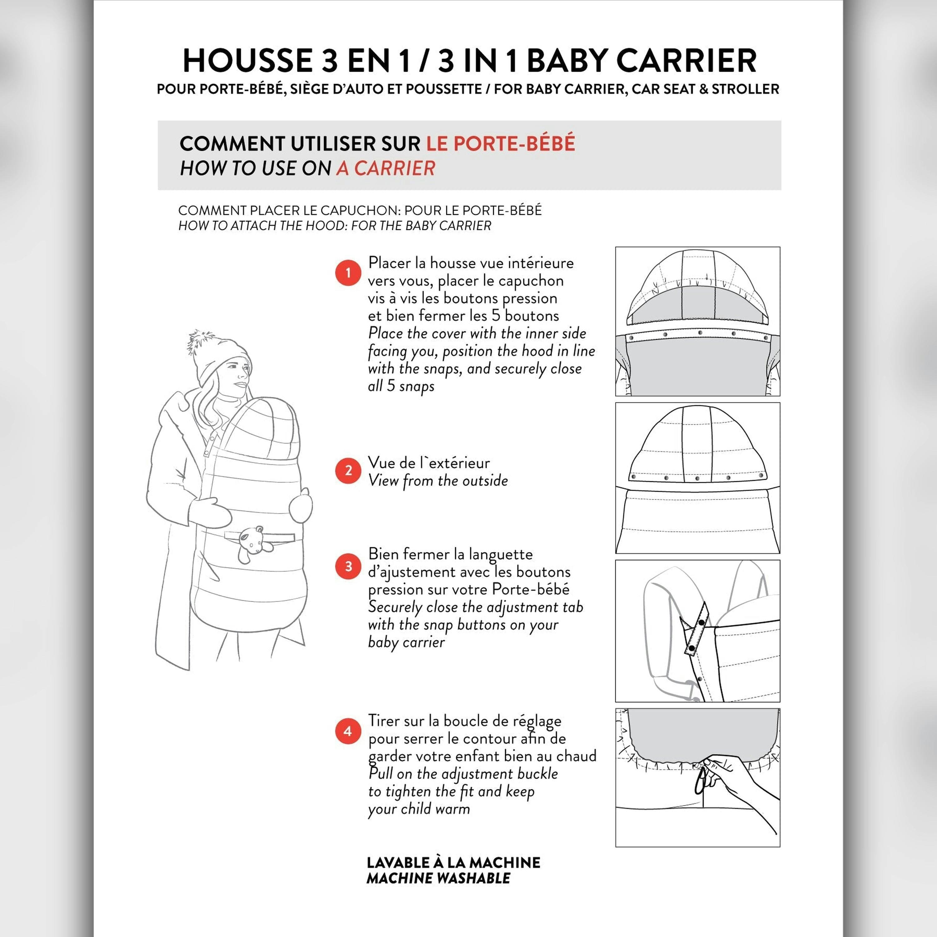 Multi-Function Baby Carrier For Car Seats And Strollers Taupe , view 6 of 6