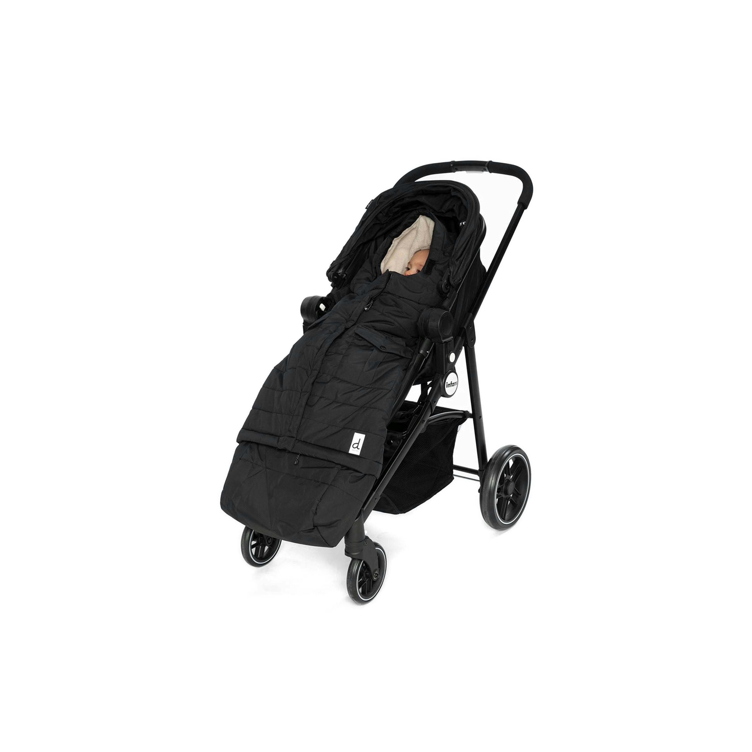 Evolutive Footmuff For Car Seats And Strollers Black , view 2 of 6