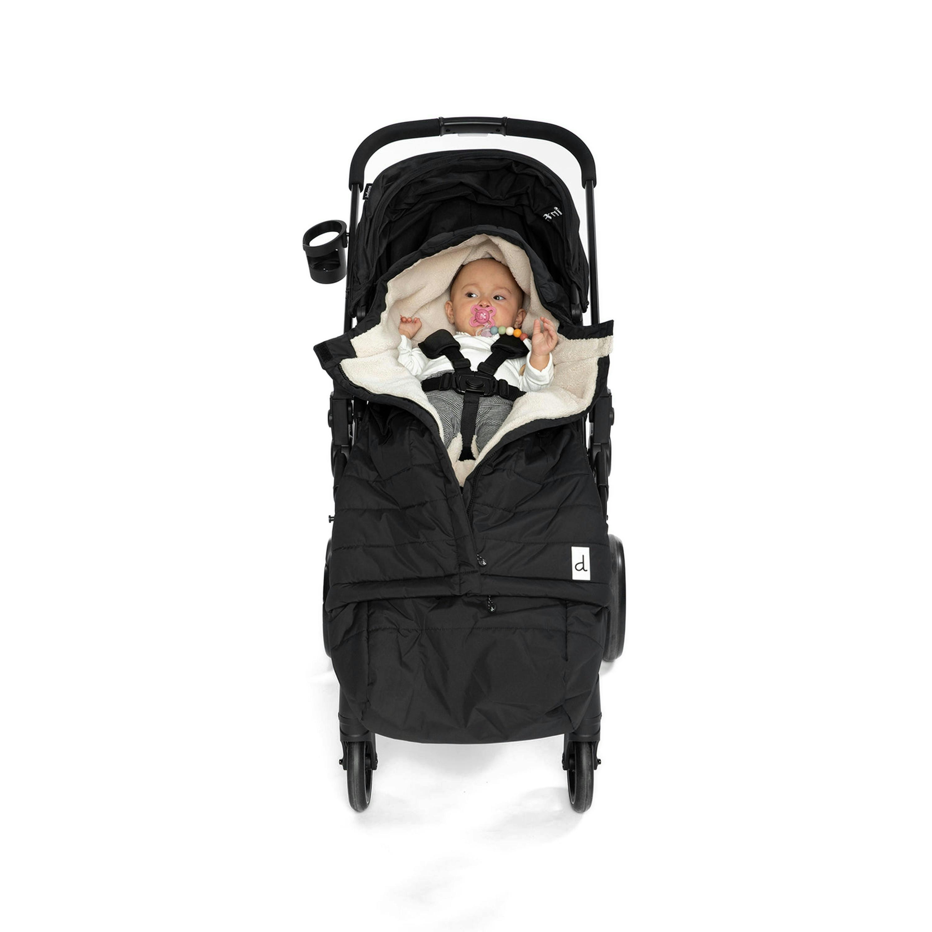 Evolutive Footmuff For Car Seats And Strollers Black , view 3 of 6