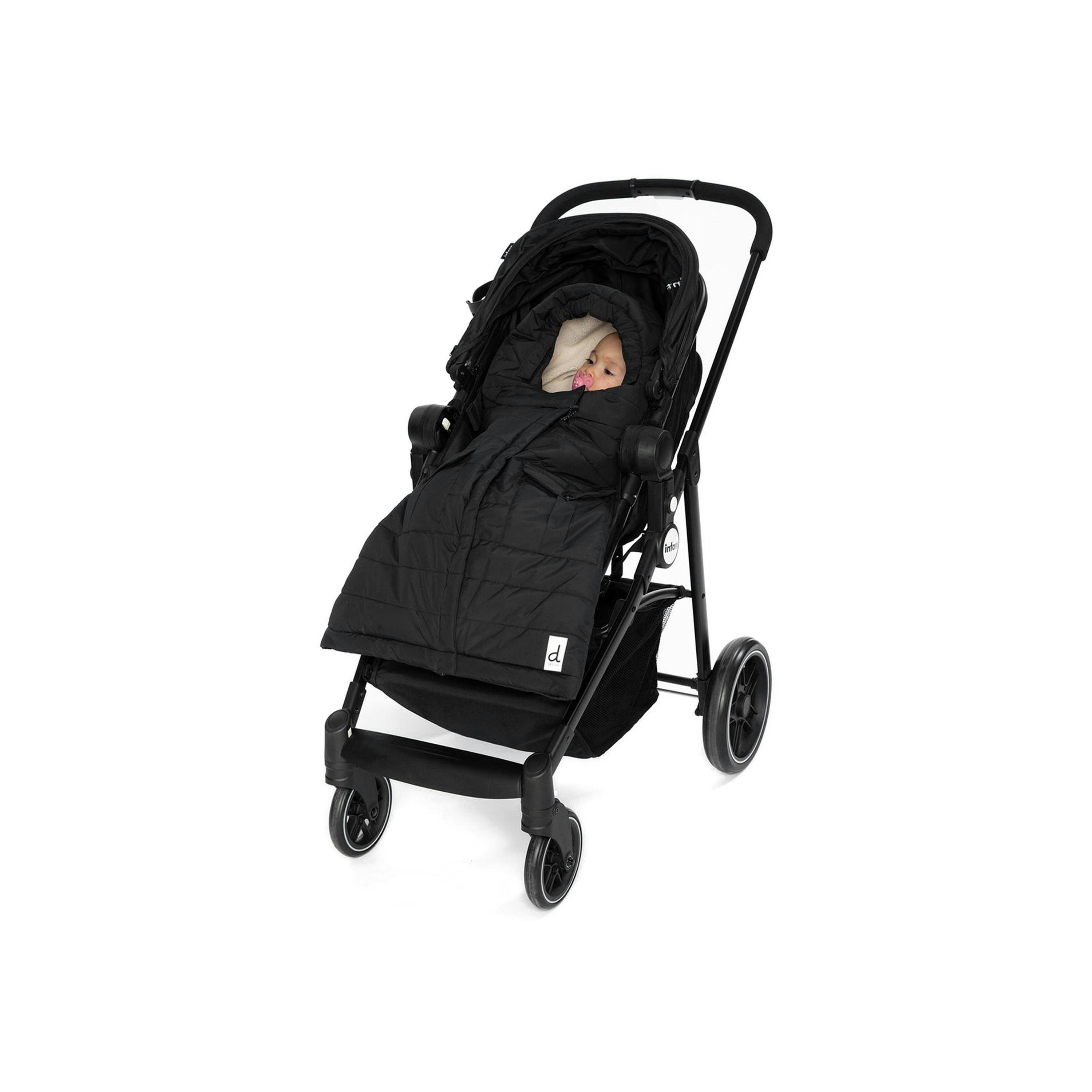 Evolutive Footmuff For Car Seats And Strollers Black , view 4 of 6