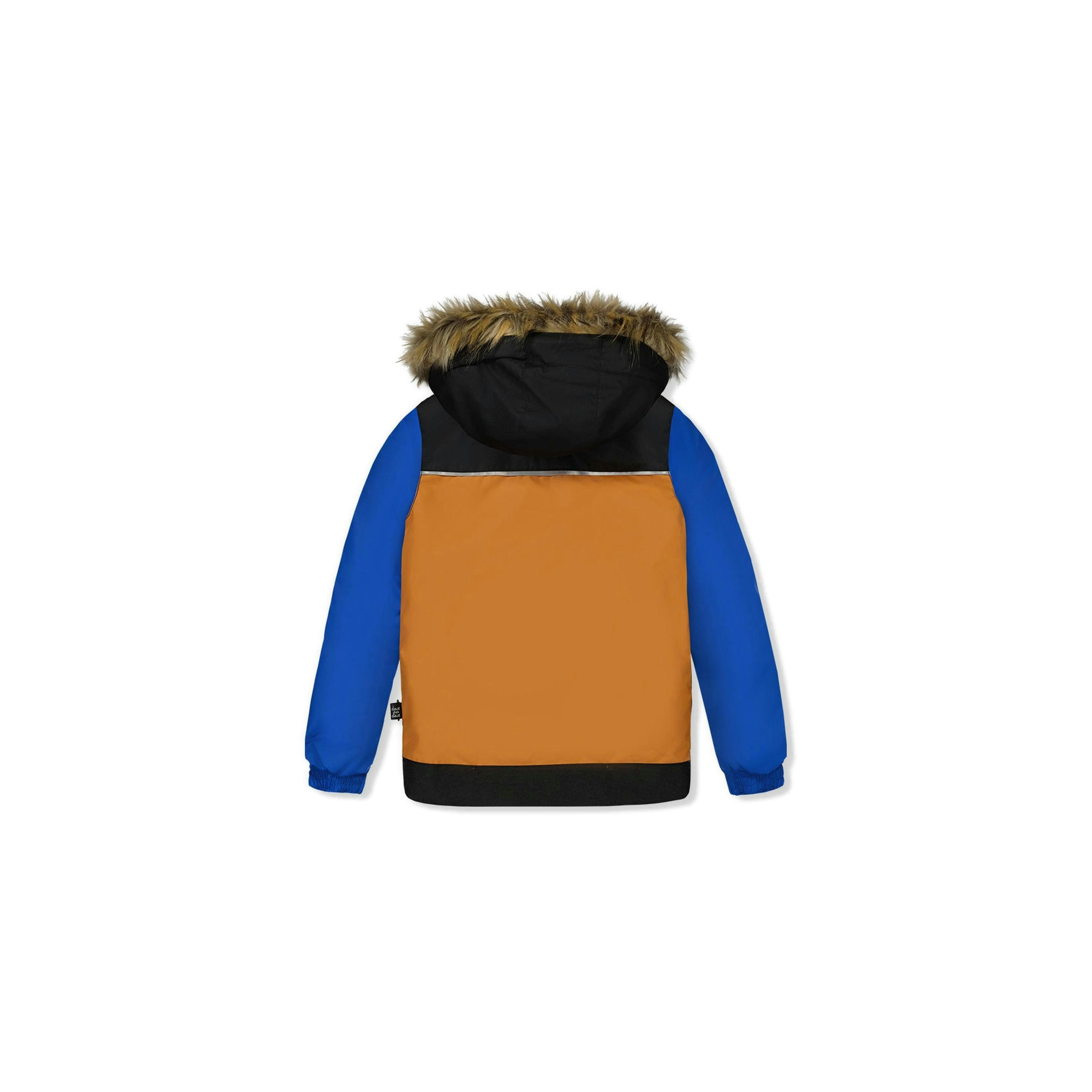 Two Piece Discover Snowsuit Black Brown And Blue , view 4 of 6