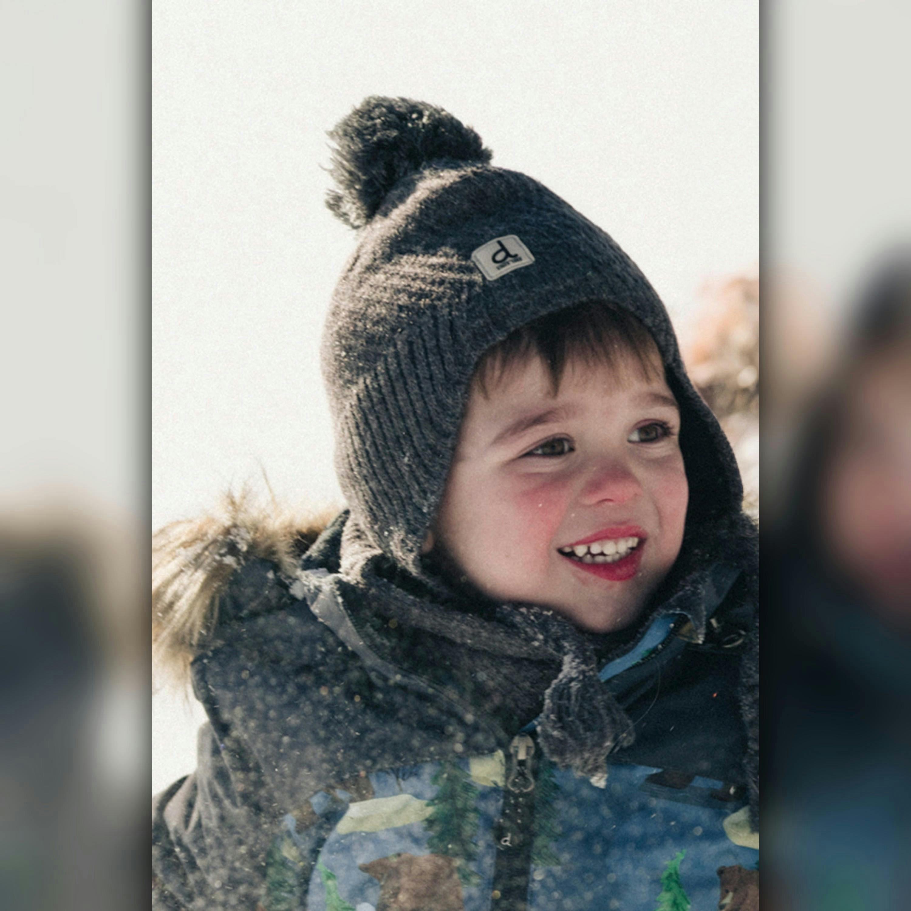 Kids One Piece Discover Snowsuit Blue Bear Print , view 3 of 6