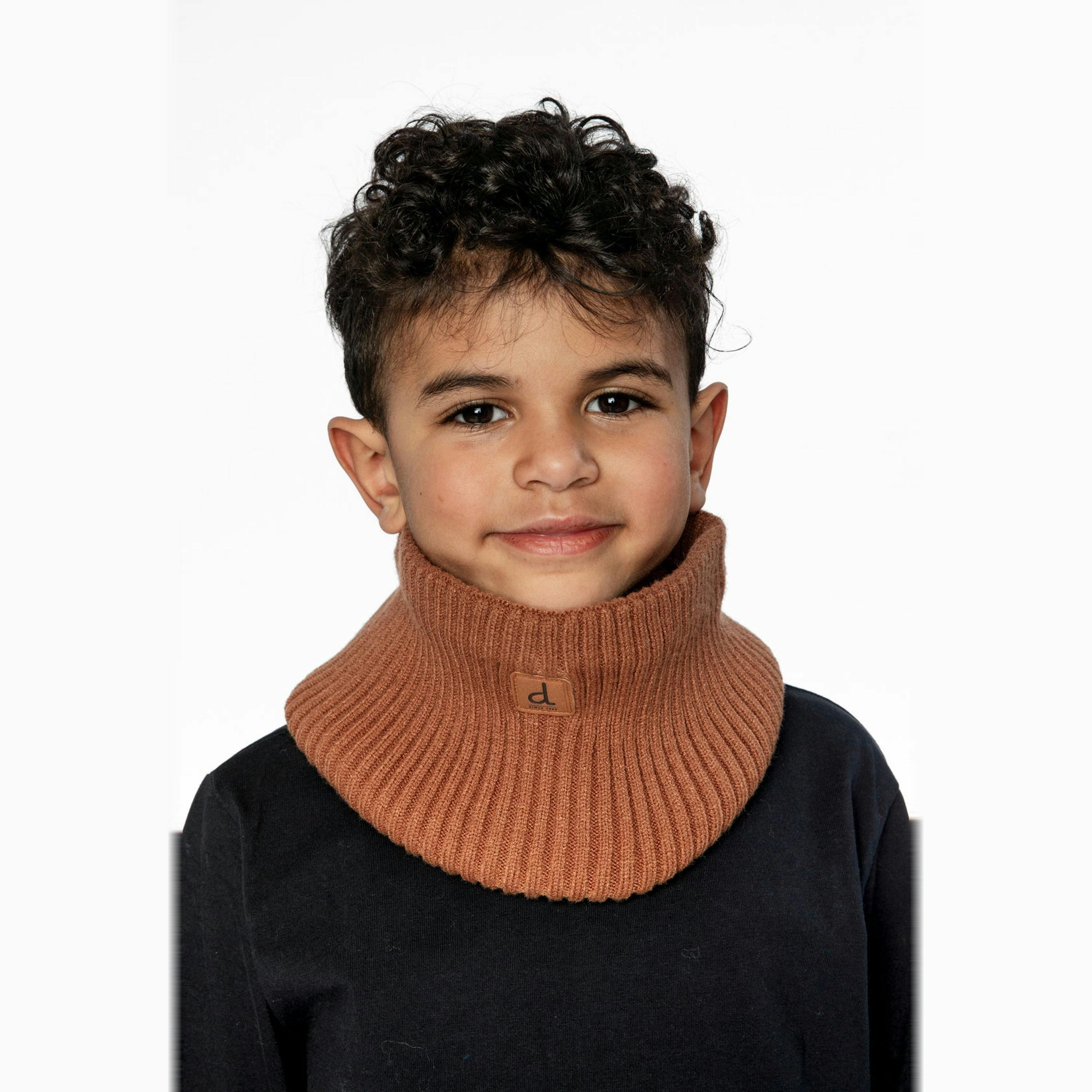 Winter Knit Neckwarmer Taupe , view 2 of 3