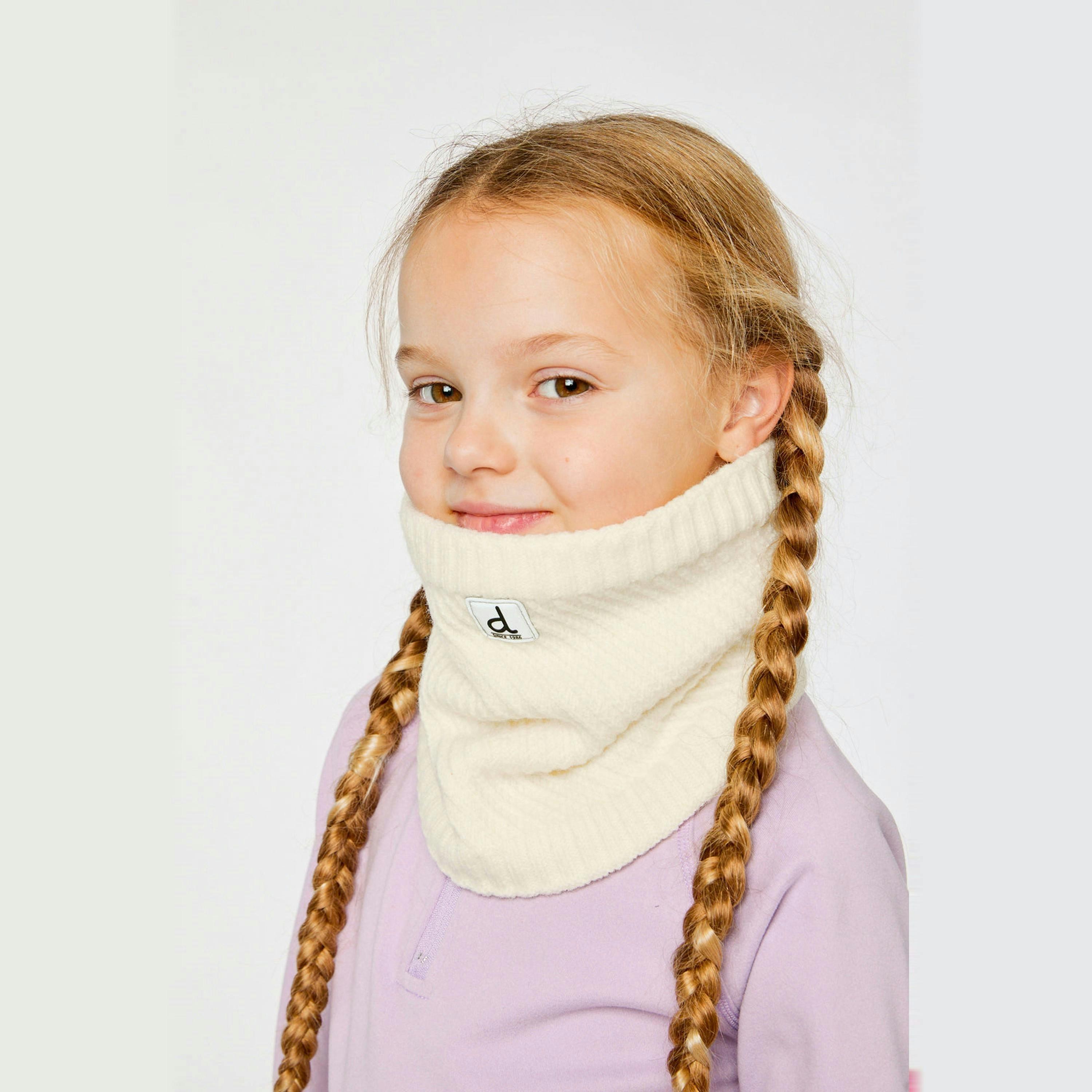 Winter Knit Neckwarmer Off-White , view 2 of 4