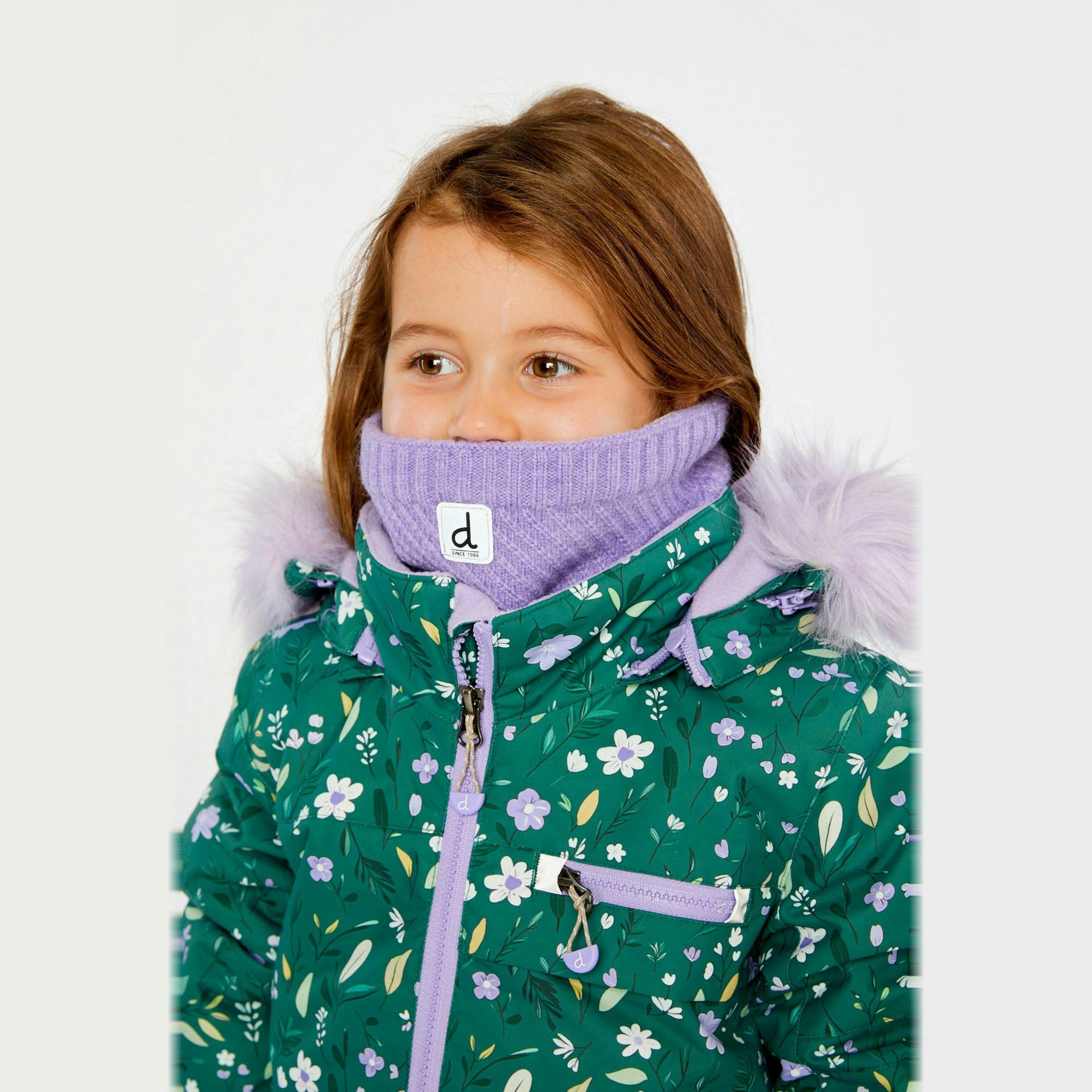 Winter Knit Neckwarmer Violet , view 2 of 3