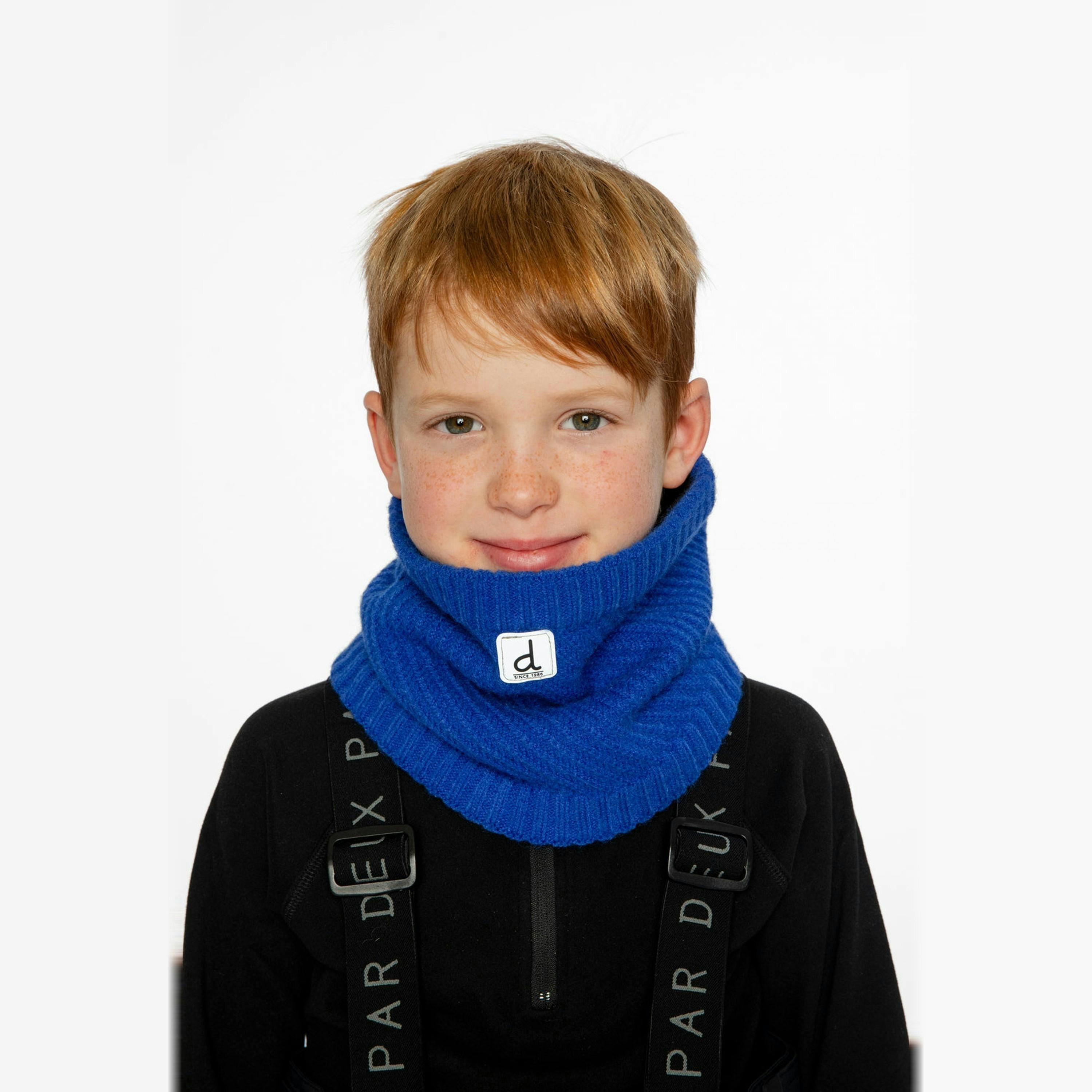 Winter Knit Neckwarmer Royal Blue , view 2 of 3