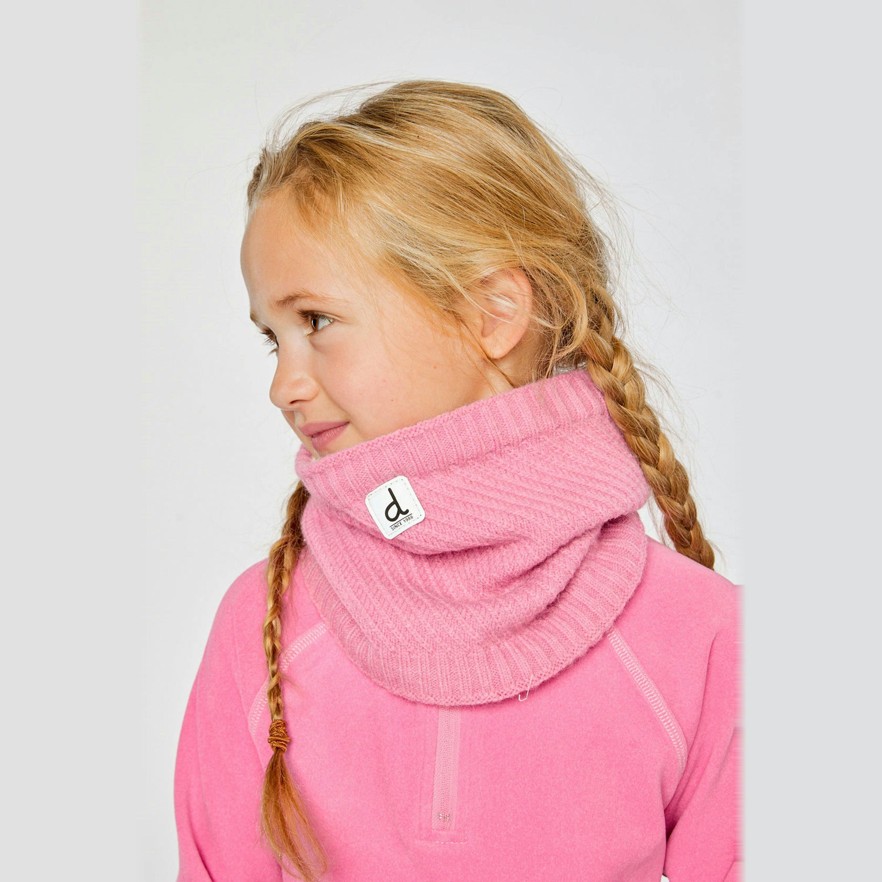 Winter Knit Neckwarmer Pink , view 2 of 3