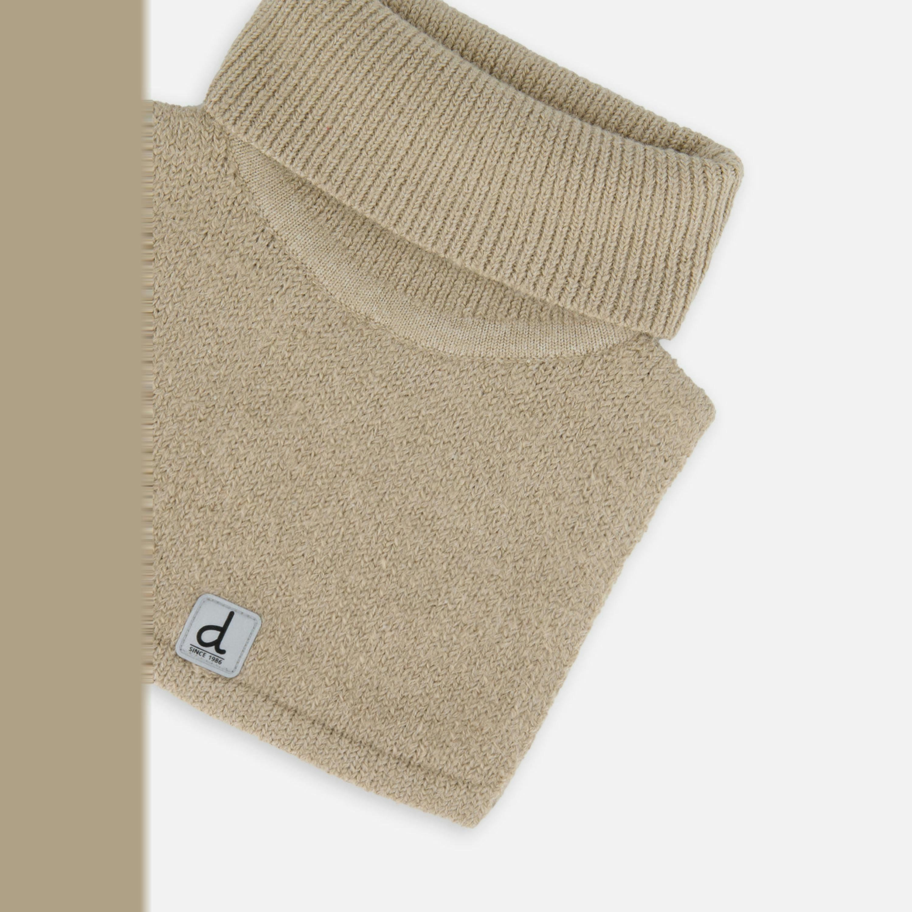 Baby Knit Turtle Neckwarmer Light Taupe , view 2 of 2