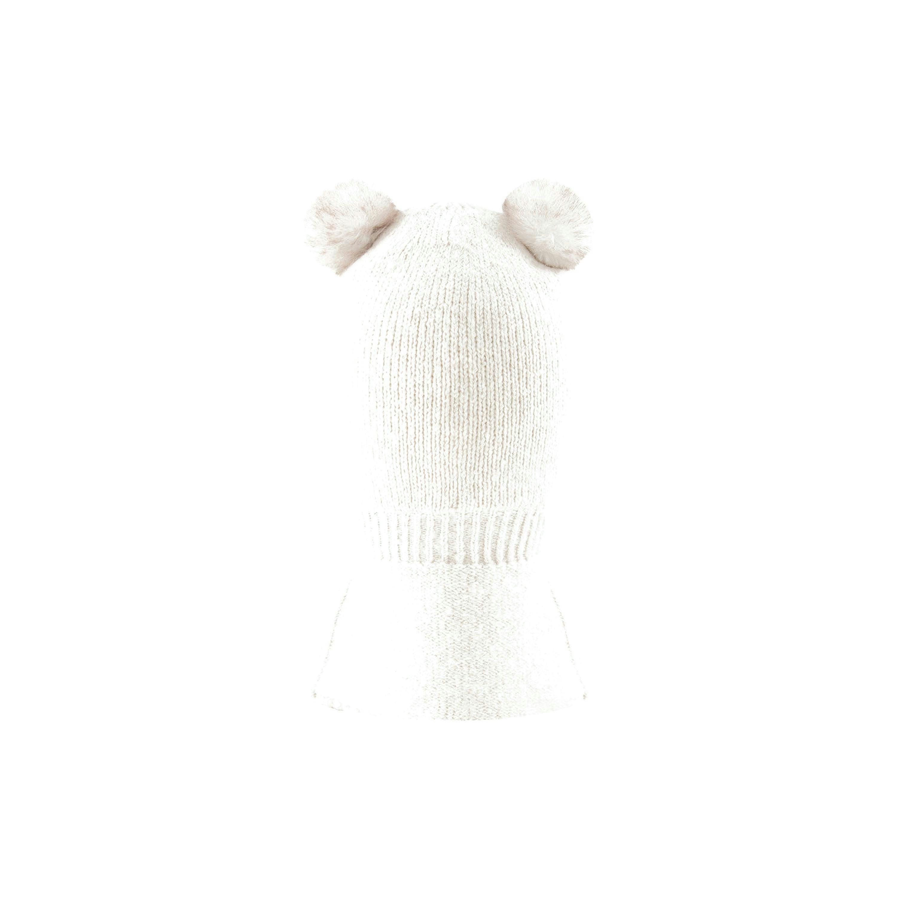 Knit Bear Balaclava Off-White , view 3 of 4