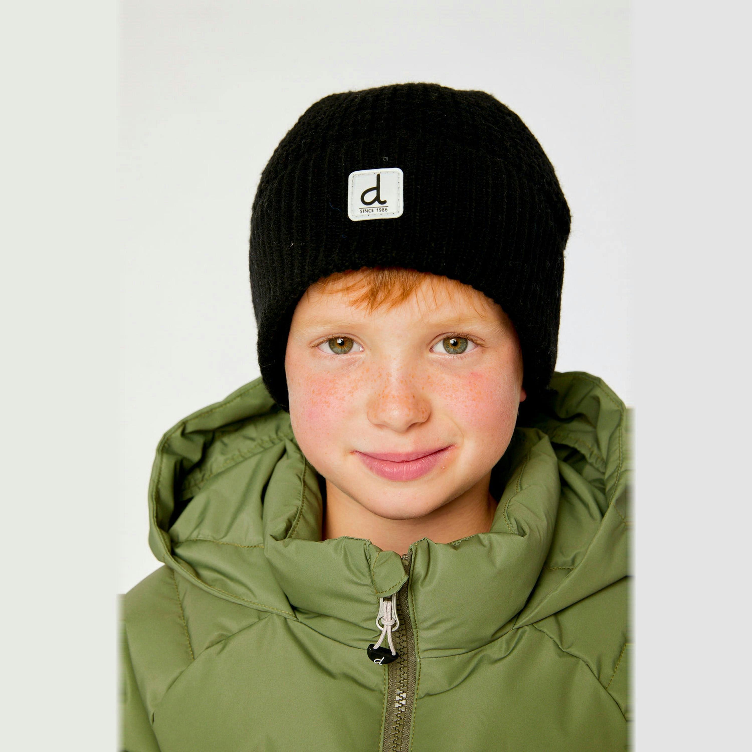 Winter Knit Hat Black , view 2 of 3