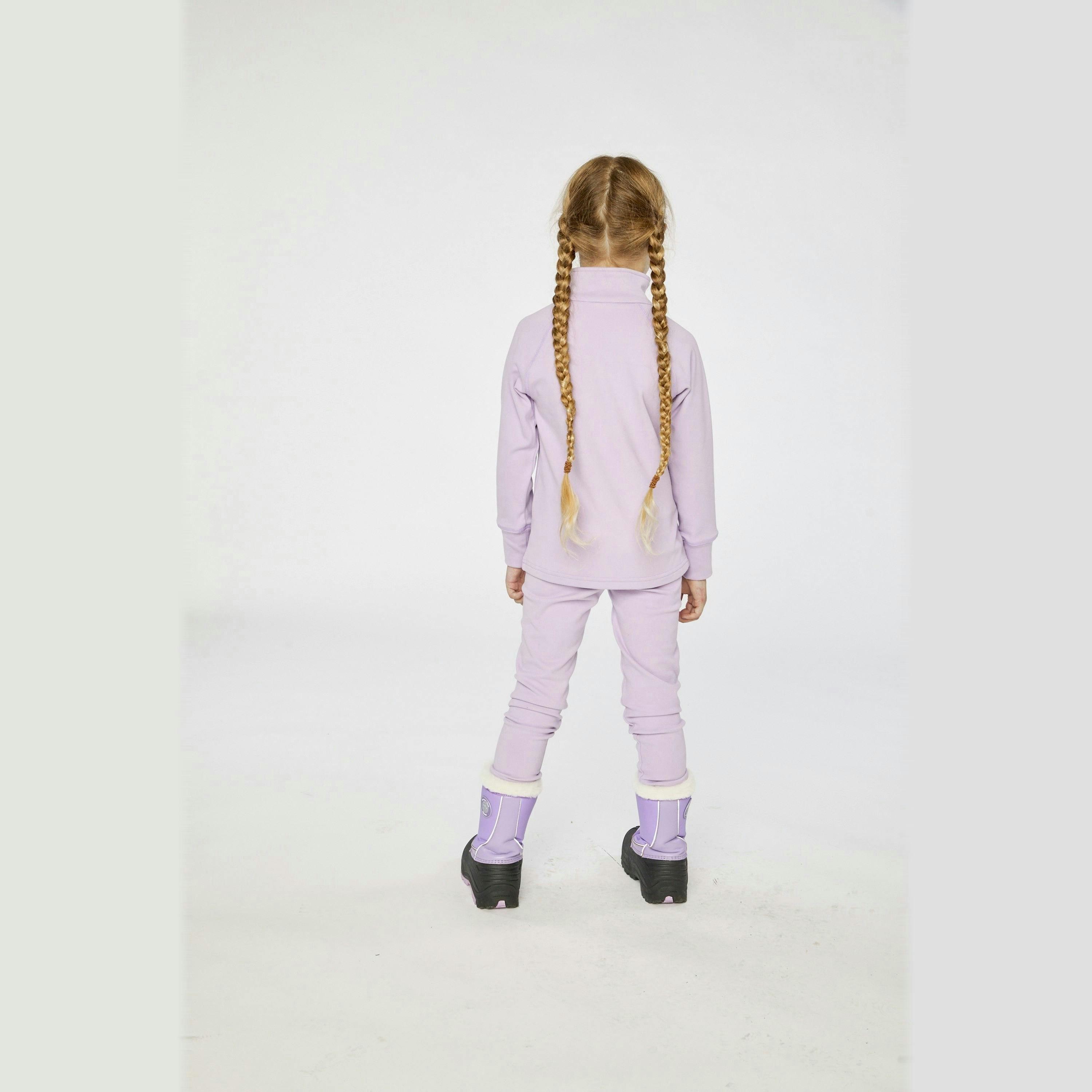 Two Piece Thermal Underwear Lavender , view 4 of 5