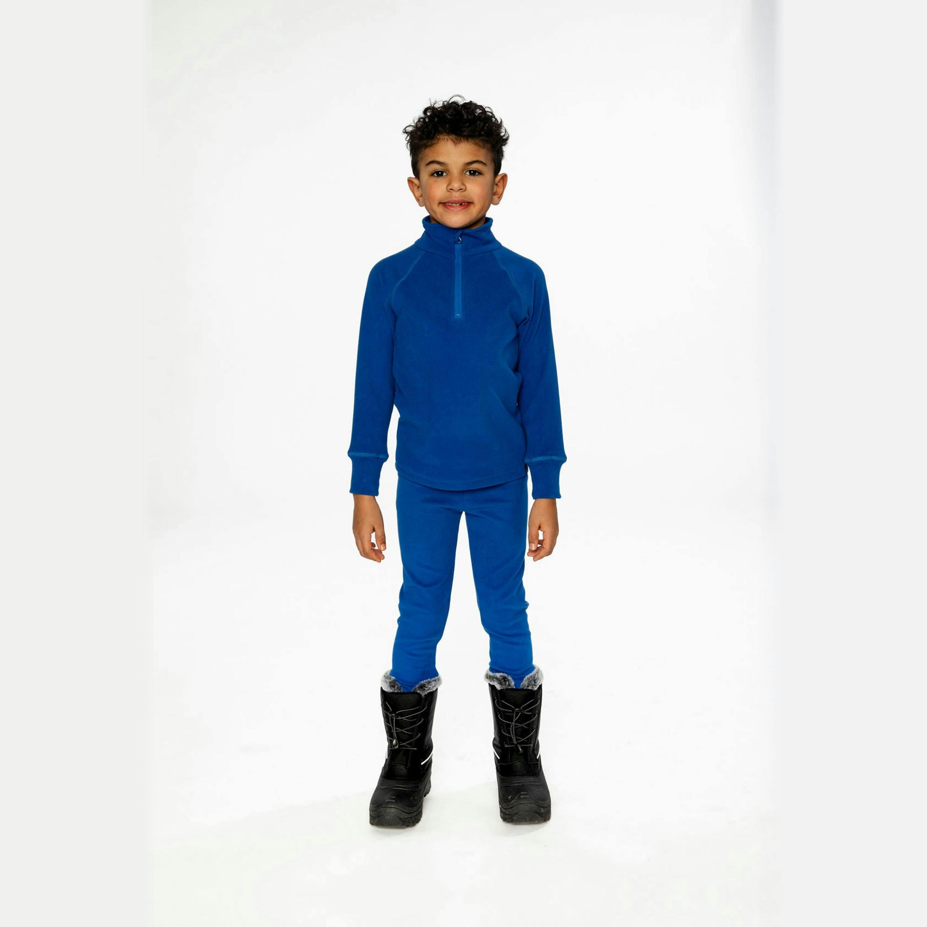 Two Piece Thermal Underwear Royal Blue , view 2 of 4