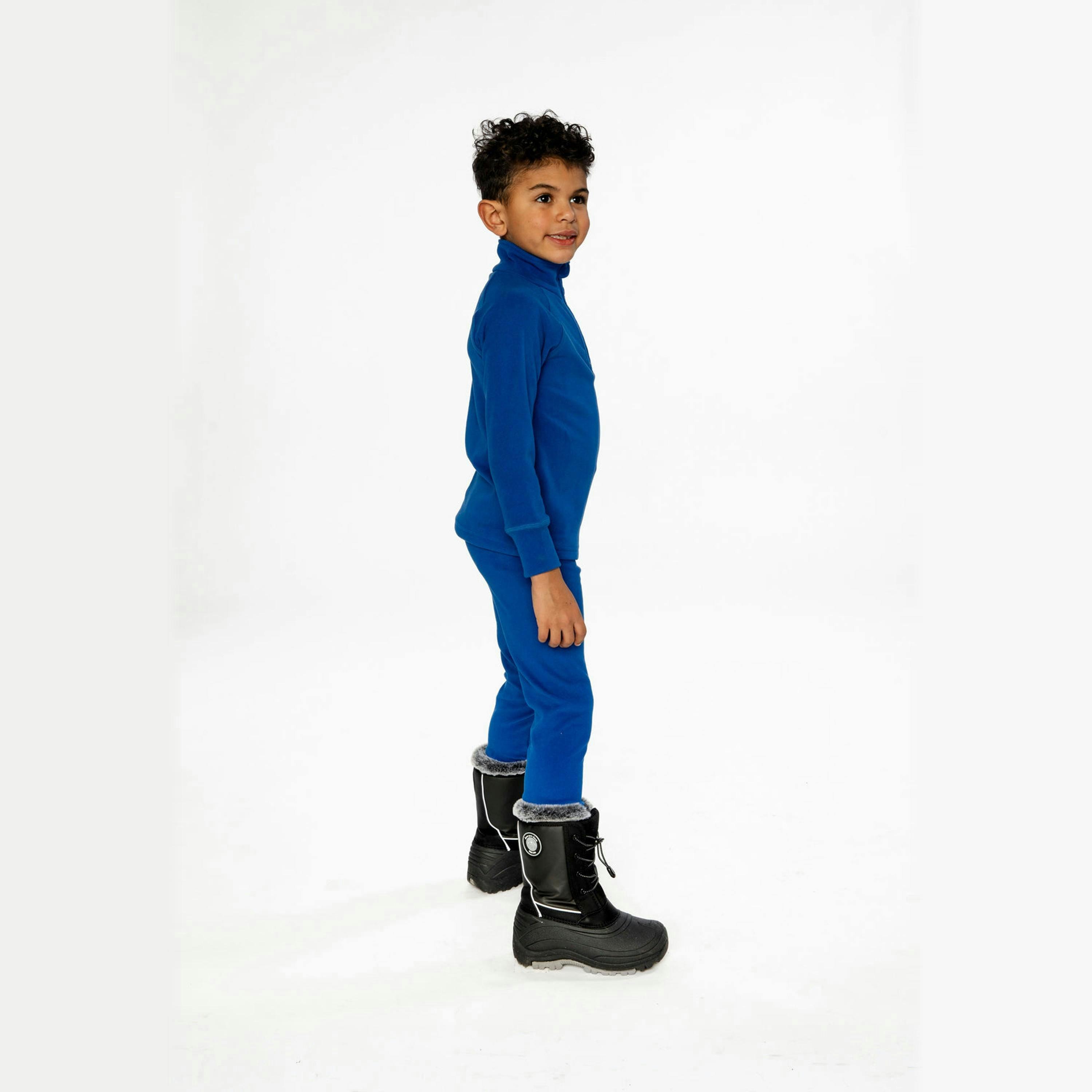 Two Piece Thermal Underwear Royal Blue , view 3 of 4